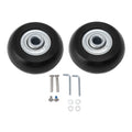 2pcs Suitcase Caster Wheels Replacement Mute Rubber Swivel Caster Wheels Bearings Repair Kits 43mm X 18mm