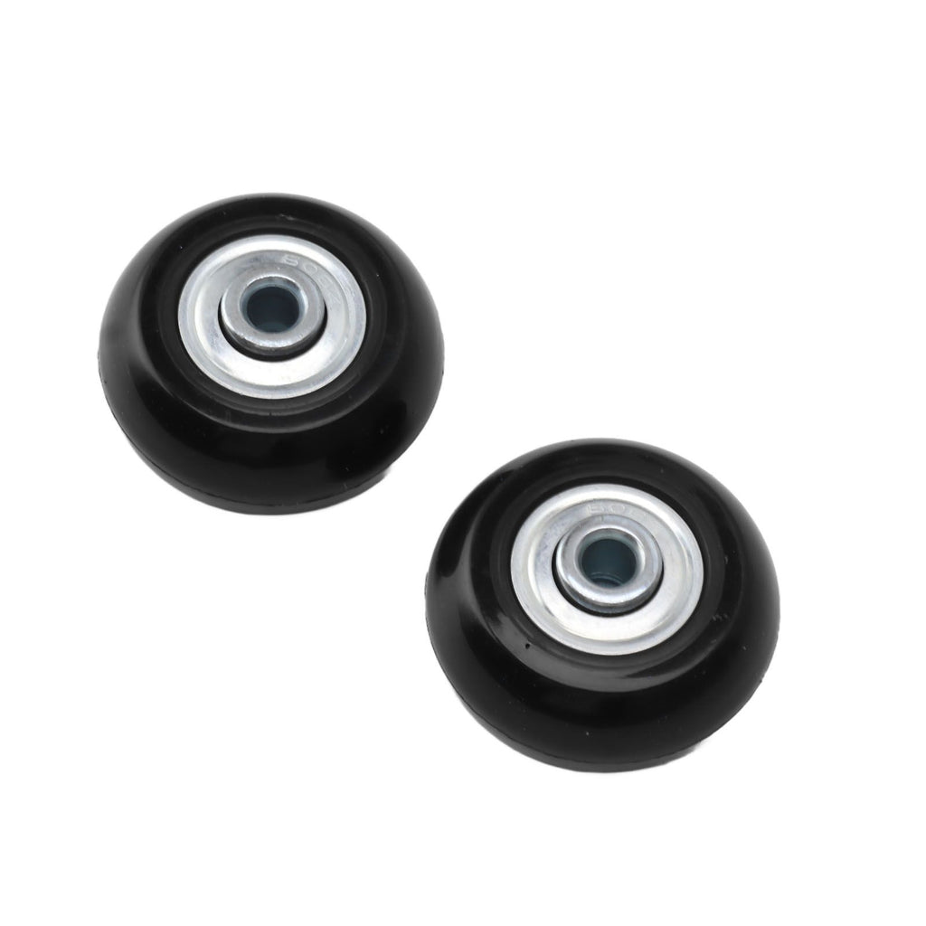 2pcs Suitcase Caster Wheels Replacement Mute Rubber Swivel Caster Wheels Bearings Repair Kits 43mm X 18mm