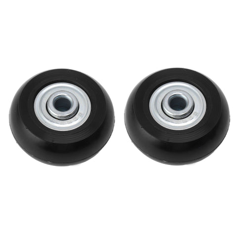 2pcs Suitcase Caster Wheels Replacement Mute Rubber Swivel Caster Wheels Bearings Repair Kits 45mm X 18mm