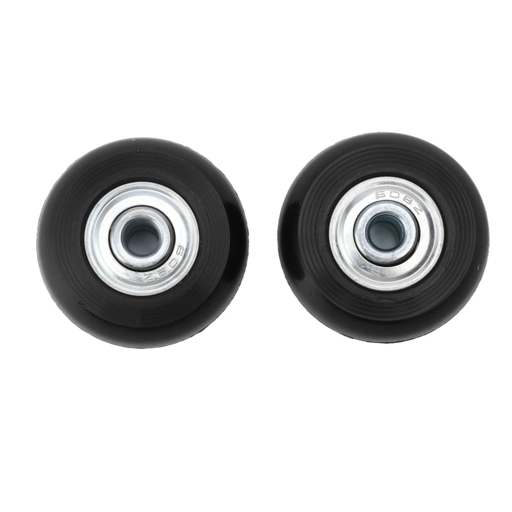2pcs Suitcase Caster Wheels Replacement Mute Rubber Swivel Caster Wheels Bearings Repair Kits 50mm X 18mm