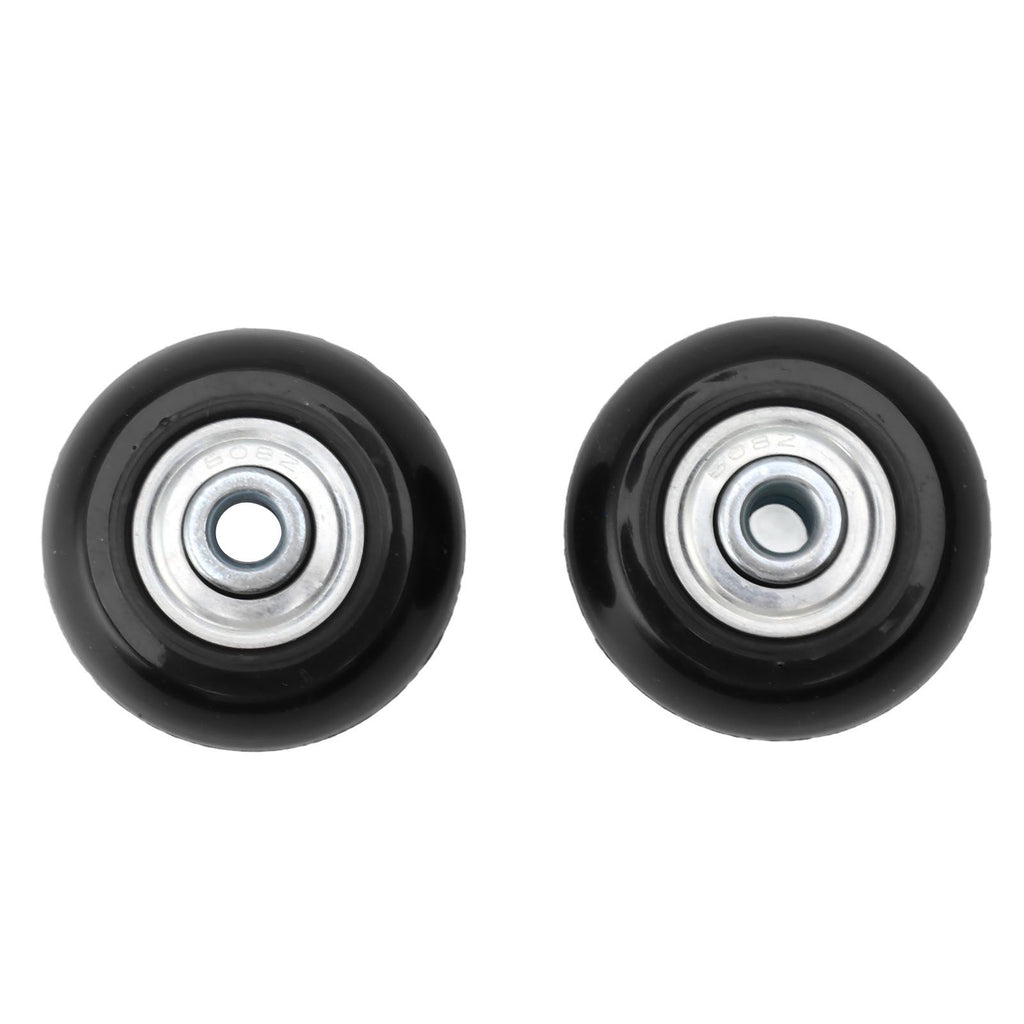 2pcs Suitcase Caster Wheels Replacement Mute Rubber Swivel Caster Wheels Bearings Repair Kits 50mm X 18mm