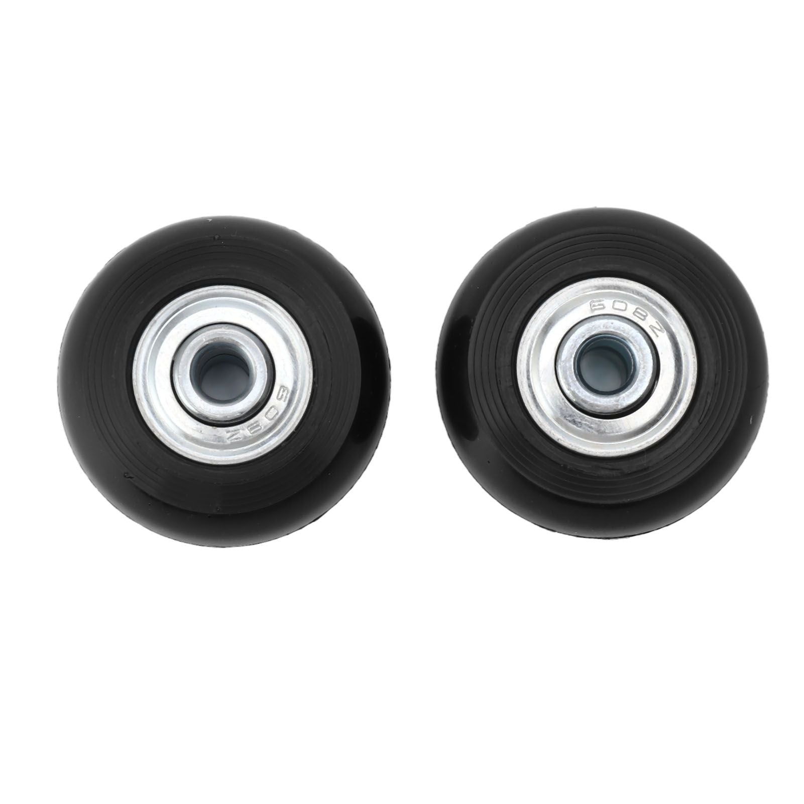 Luggage Wheel Replacement Kit Silent Operation Dual Bearing Swivel Caster Wheels Bearings Repair for Trolley Case Suitcase 54x18mm/2.1x0.7in