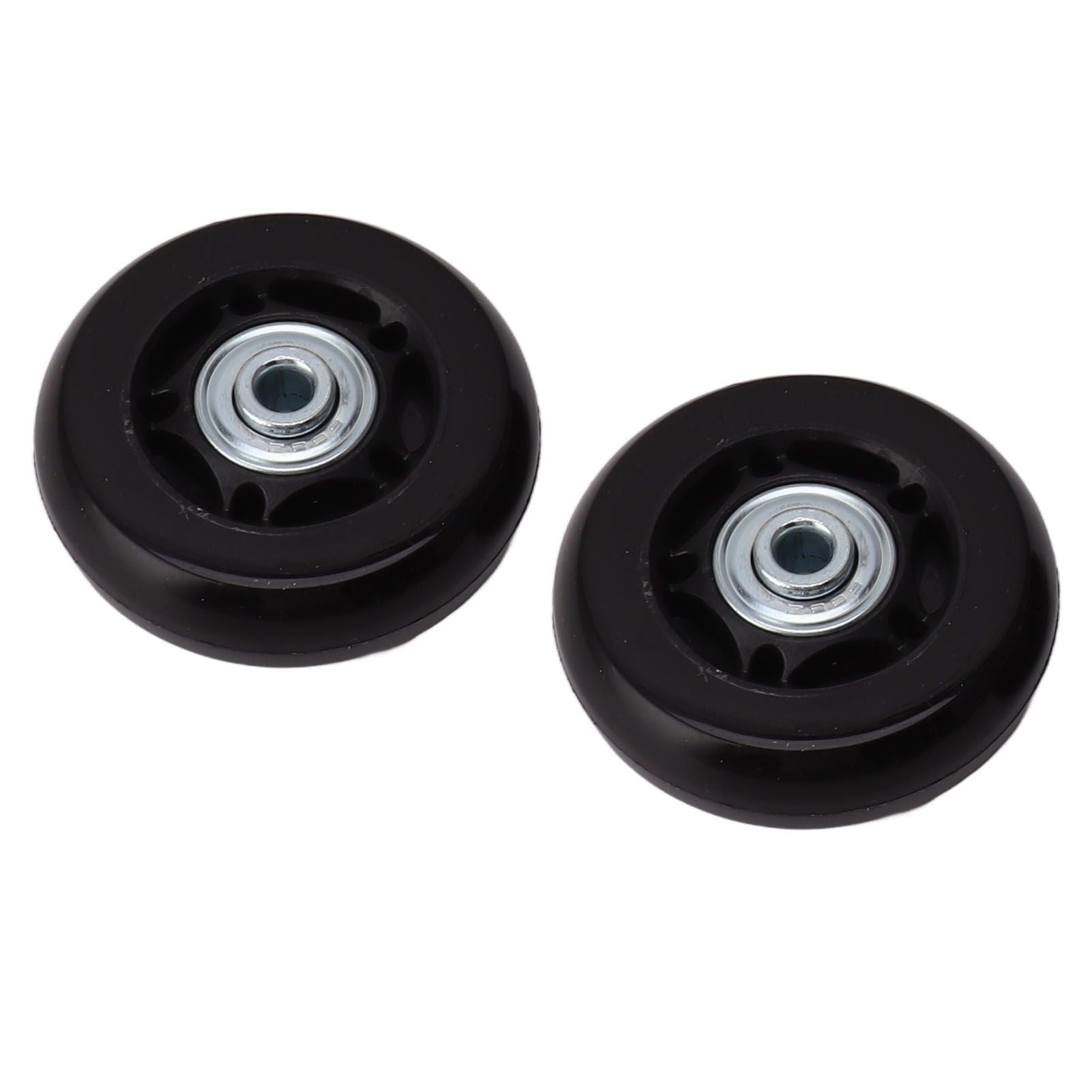 Luggage Wheel Replacement Kit Silent Operation Dual Bearing Swivel Caster Wheels Bearings Repair for Trolley Case Suitcase 60x18mm/2.4x0.7in