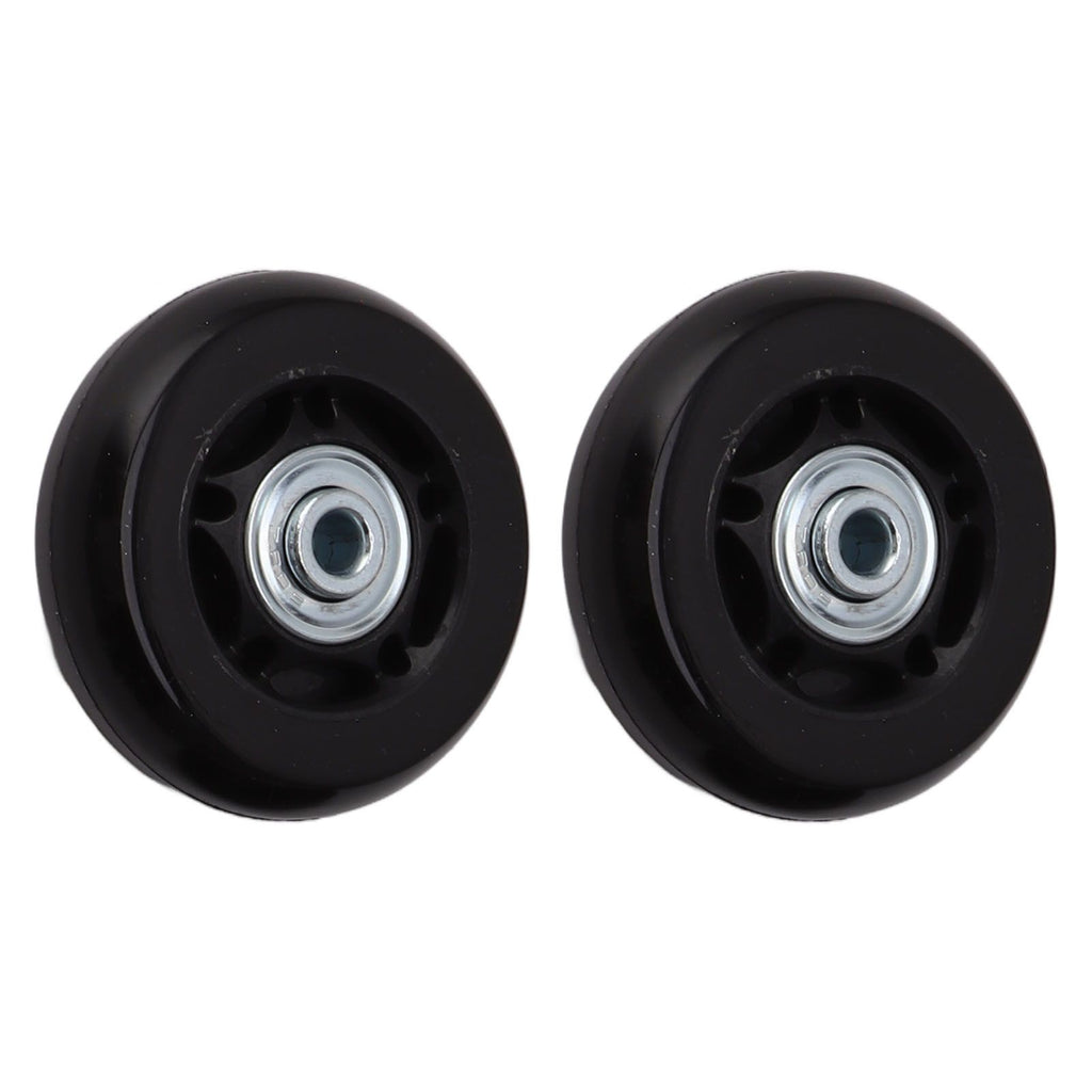 Luggage Wheel Replacement Kit Silent Operation Dual Bearing Swivel Caster Wheels Bearings Repair for Trolley Case Suitcase 60x18mm/2.4x0.7in