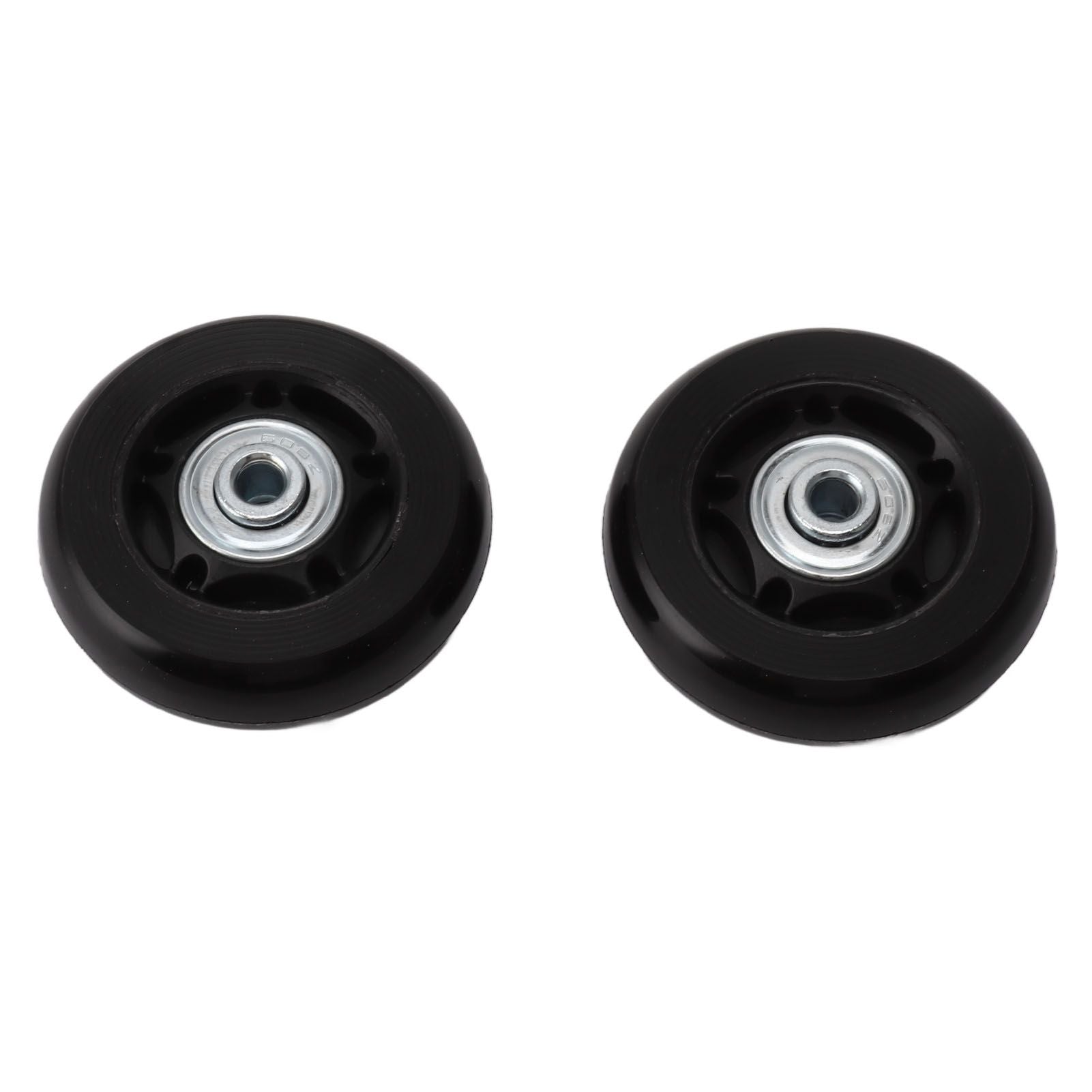 Luggage Wheel Replacement Kit Silent Operation Dual Bearing Swivel Caster Wheels Bearings Repair for Trolley Case Suitcase 60x18mm/2.4x0.7in