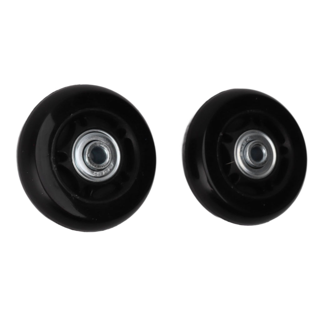 Luggage Wheel Replacement Kit Silent Operation Dual Bearing Swivel Caster Wheels Bearings Repair for Trolley Case Suitcase 60x18mm/2.4x0.7in