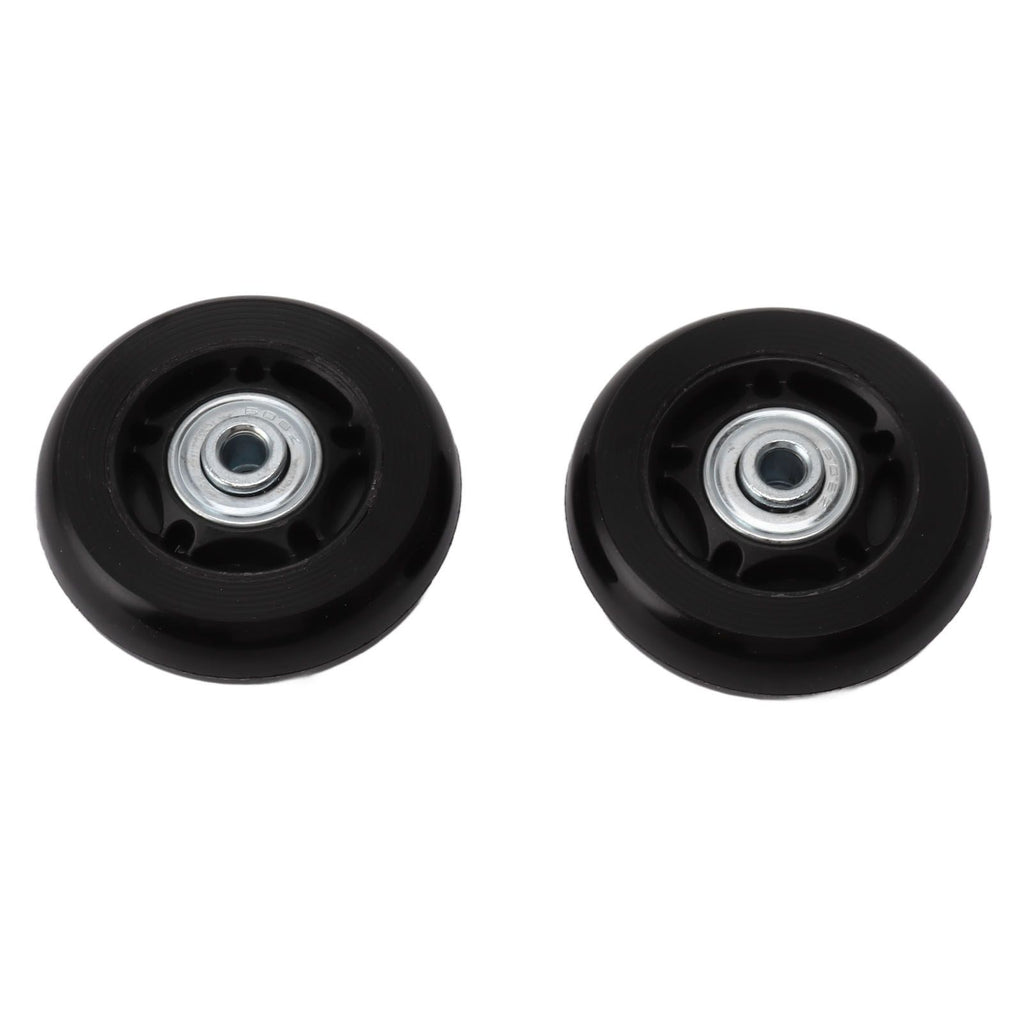 Luggage Wheel Replacement Kit Silent Operation Dual Bearing Swivel Caster Wheels Bearings Repair for Trolley Case Suitcase 60x24mm/2.4x0.9in