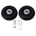 Luggage Wheel Replacement Kit Silent Operation Dual Bearing Swivel Caster Wheels Bearings Repair for Trolley Case Suitcase 64x24mm/2.5x0.9in