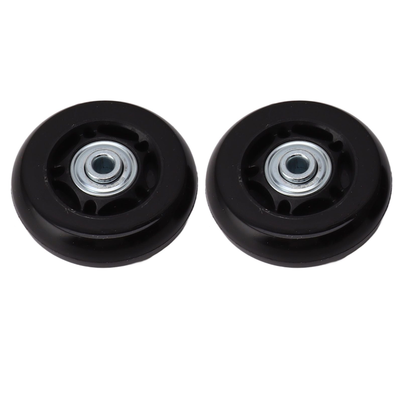 Luggage Wheel Replacement Kit Silent Operation Dual Bearing Swivel Caster Wheels Bearings Repair for Trolley Case Suitcase 64x24mm/2.5x0.9in