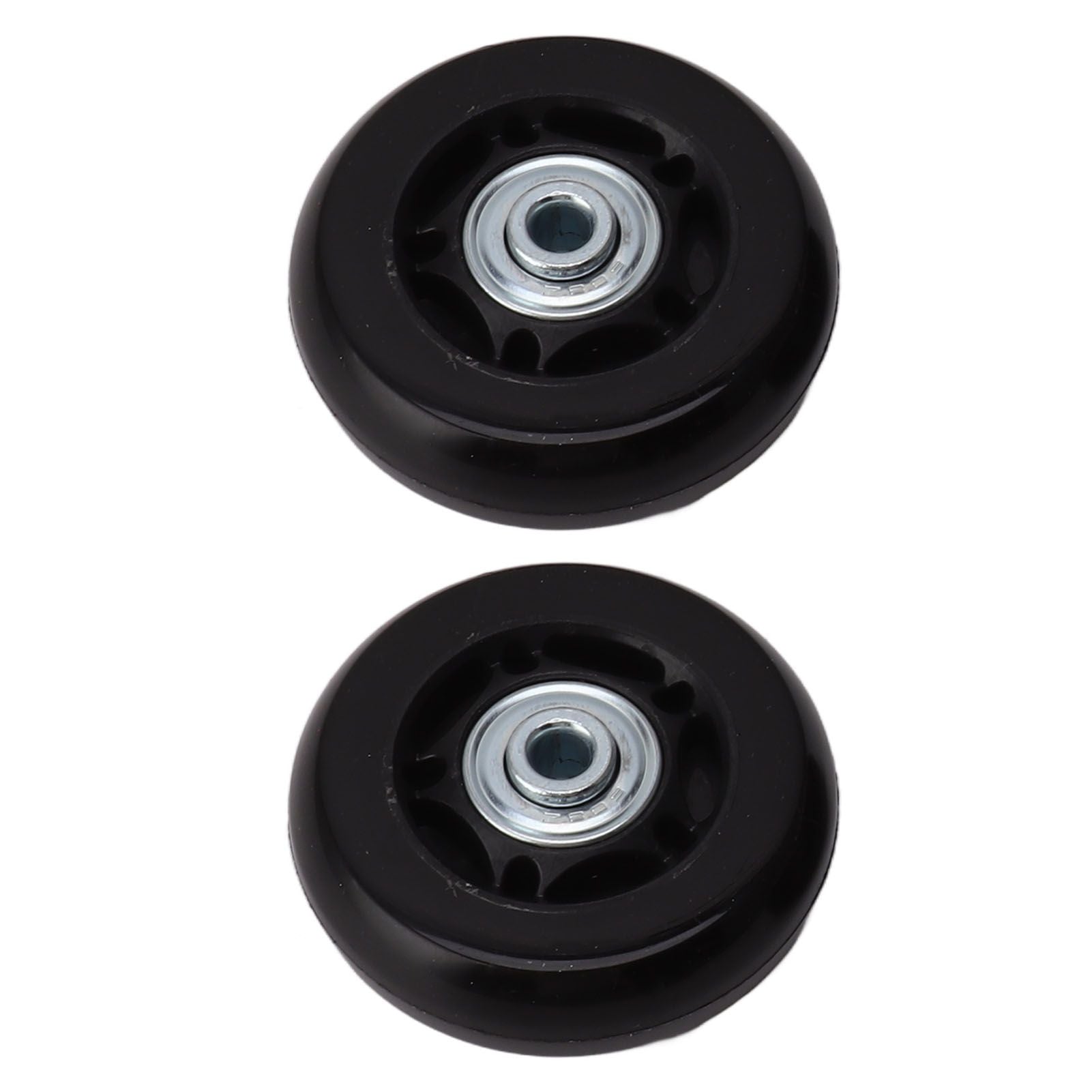 Luggage Wheel Replacement Kit Silent Operation Dual Bearing Swivel Caster Wheels Bearings Repair for Trolley Case Suitcase 64x24mm/2.5x0.9in