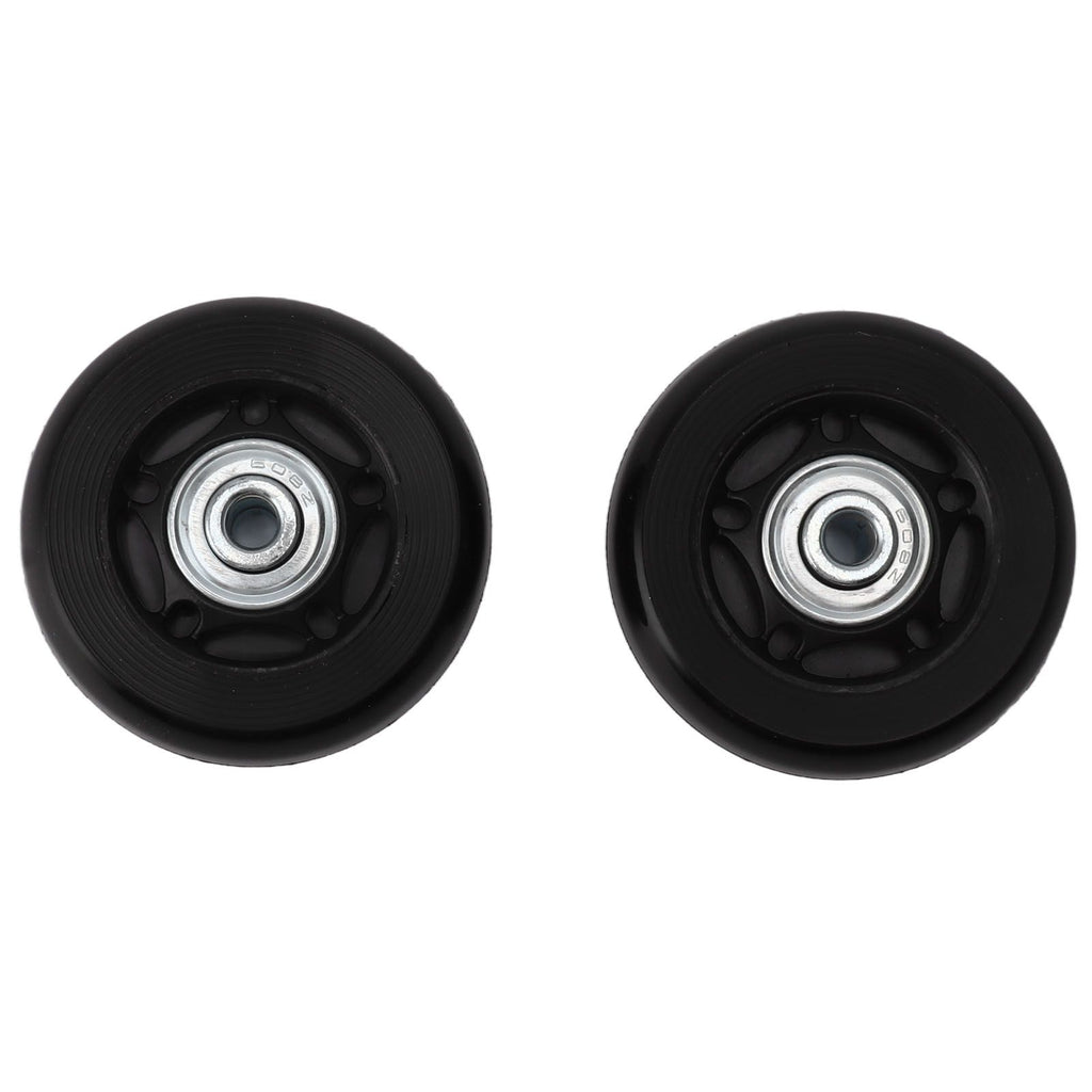 Luggage Wheel Replacement Kit Silent Operation Dual Bearing Swivel Caster Wheels Bearings Repair for Trolley Case Suitcase 64x24mm/2.5x0.9in