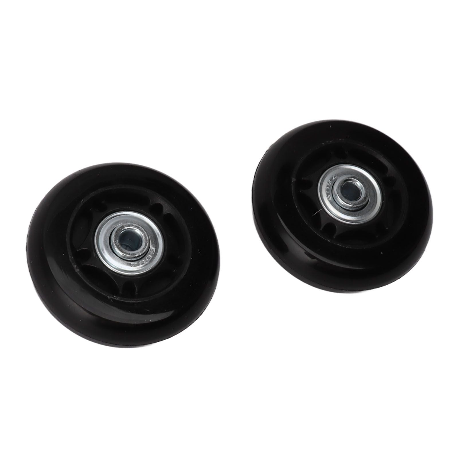 Luggage Wheel Replacement Kit Silent Operation Dual Bearing Swivel Caster Wheels Bearings Repair for Trolley Case Suitcase 64x24mm/2.5x0.9in