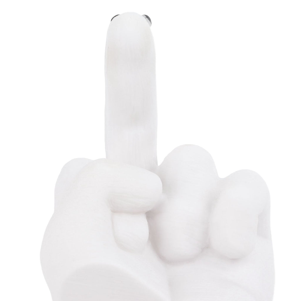 Middle Finger Duck Decoration Funny Little Duck Resin Figurine Ornament Decor Resin Craft Decoration Sculpture Statue for Home Office Desktop Housewarming Gift