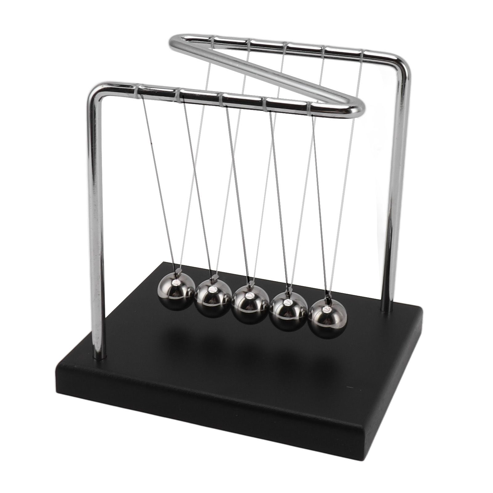 Balance Steel Swing Balls Z Shape N Shape Wooden Base Pendulum Ball for Home Decoration Fun Science Accessories