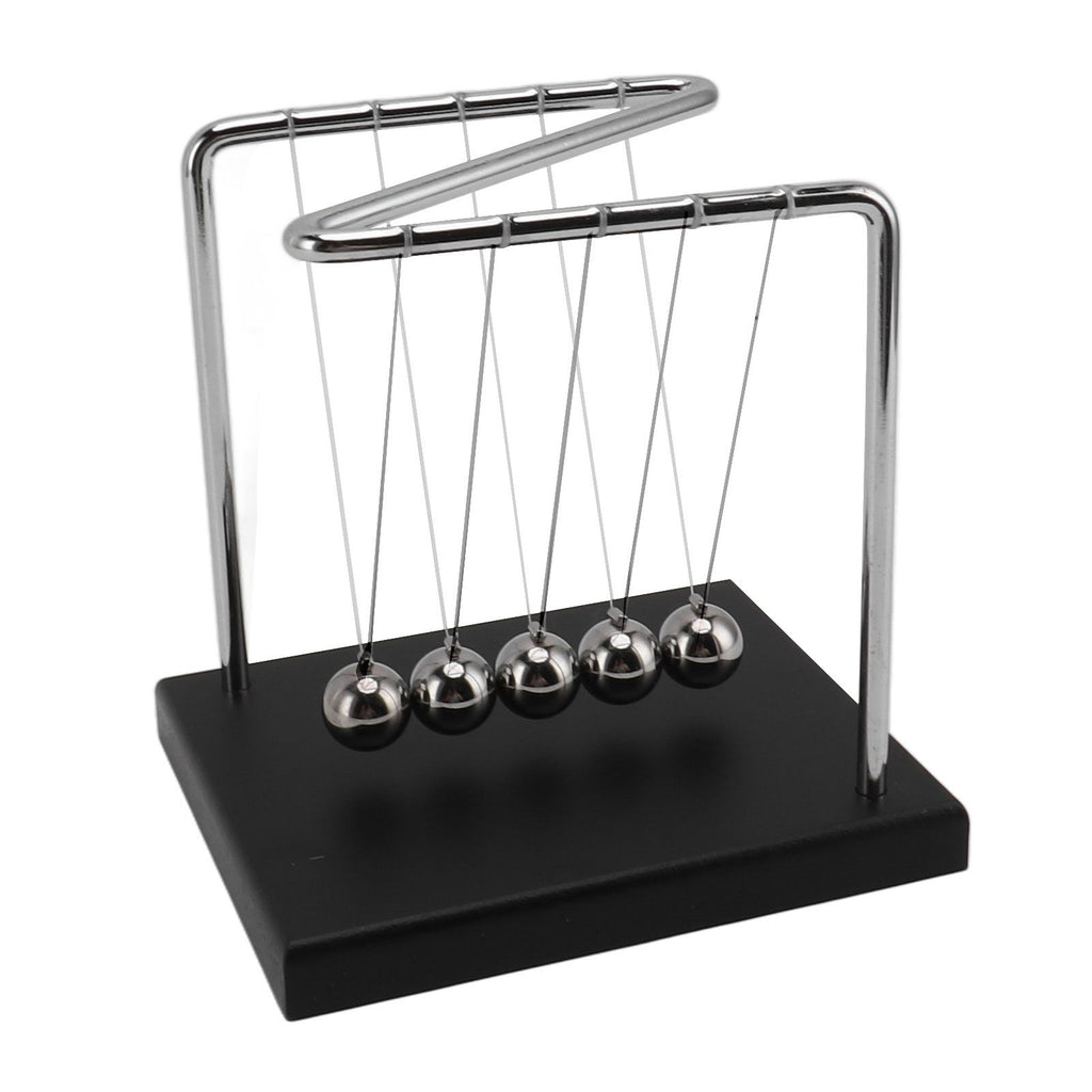Balance Steel Swing Balls Z Shape N Shape Wooden Base Pendulum Ball for Home Decoration Fun Science Accessories