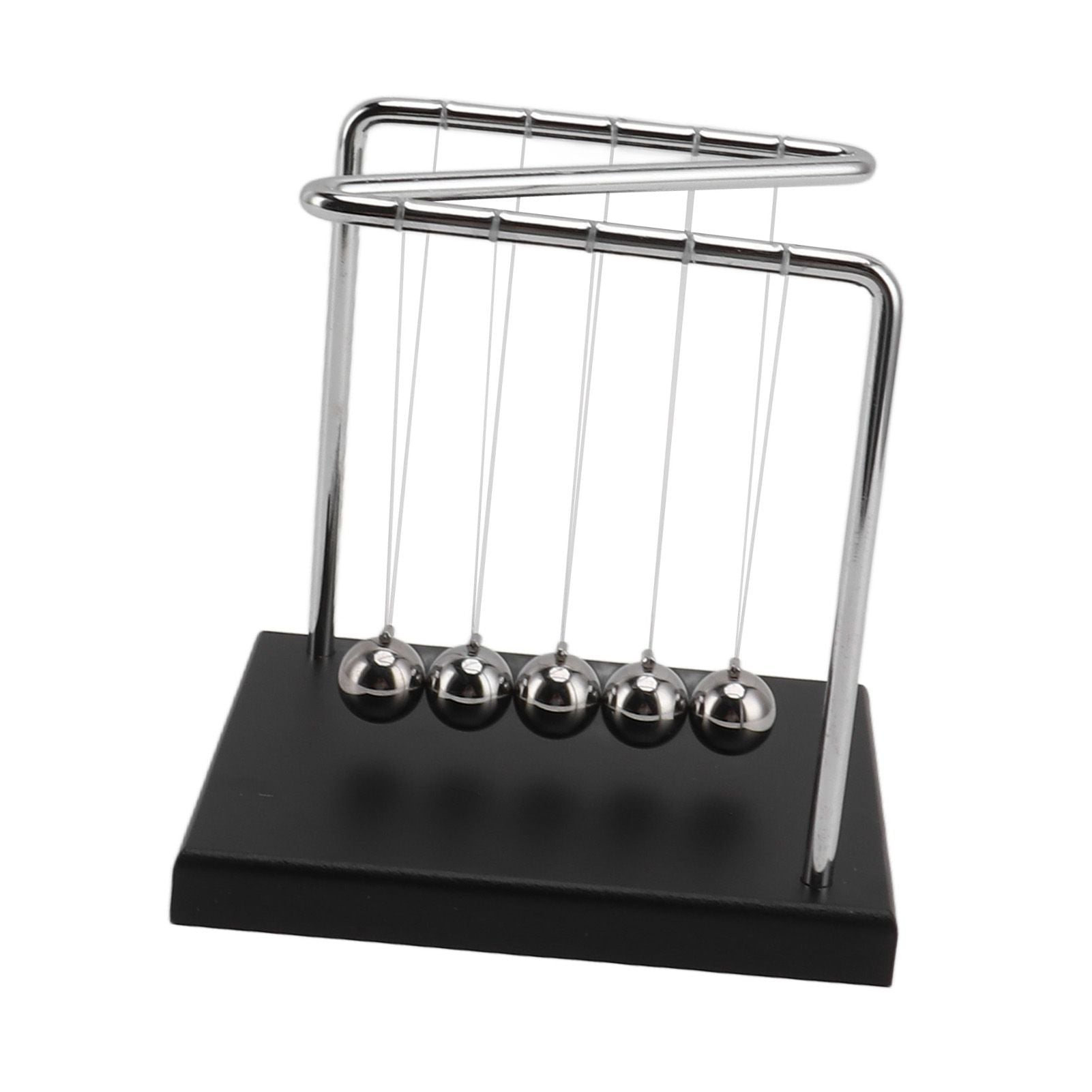Balance Steel Swing Balls Z Shape N Shape Wooden Base Pendulum Ball for Home Decoration Fun Science Accessories
