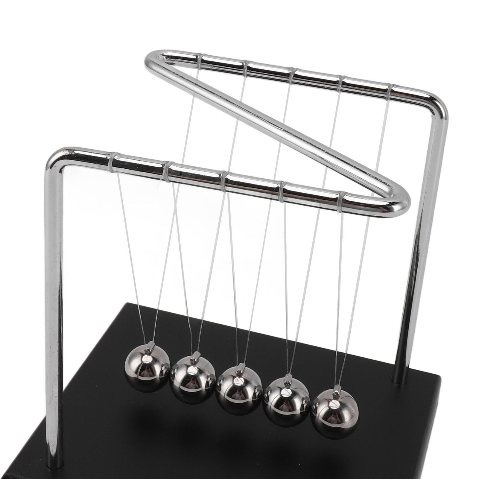 Balance Steel Swing Balls Z Shape N Shape Wooden Base Pendulum Ball for Home Decoration Fun Science Accessories