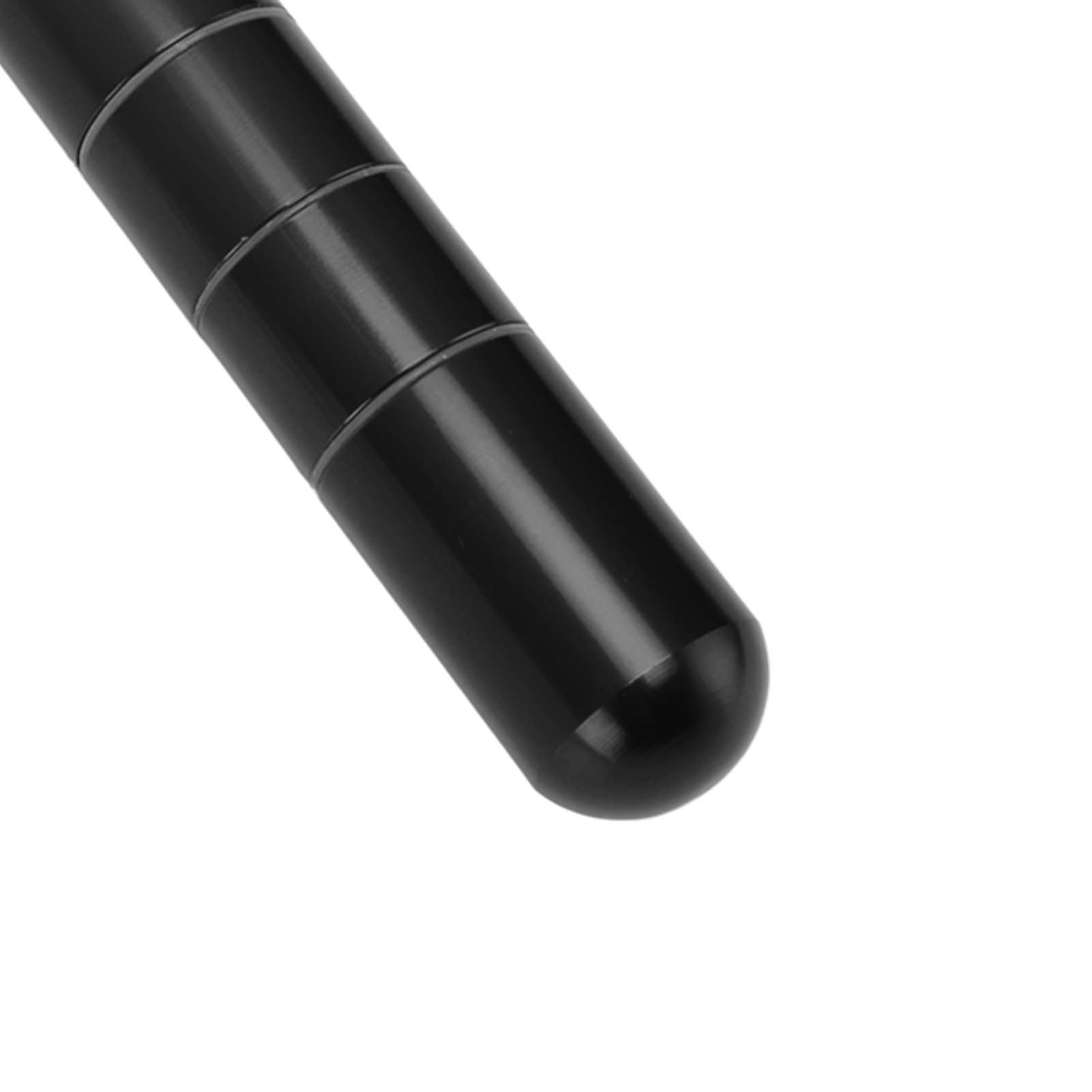 Portable Keychain Cigarette Case Aluminum Alloy Cigarette Tube Smoking Accessories for 10pcs 5.5mm Fine Cigarettes Black