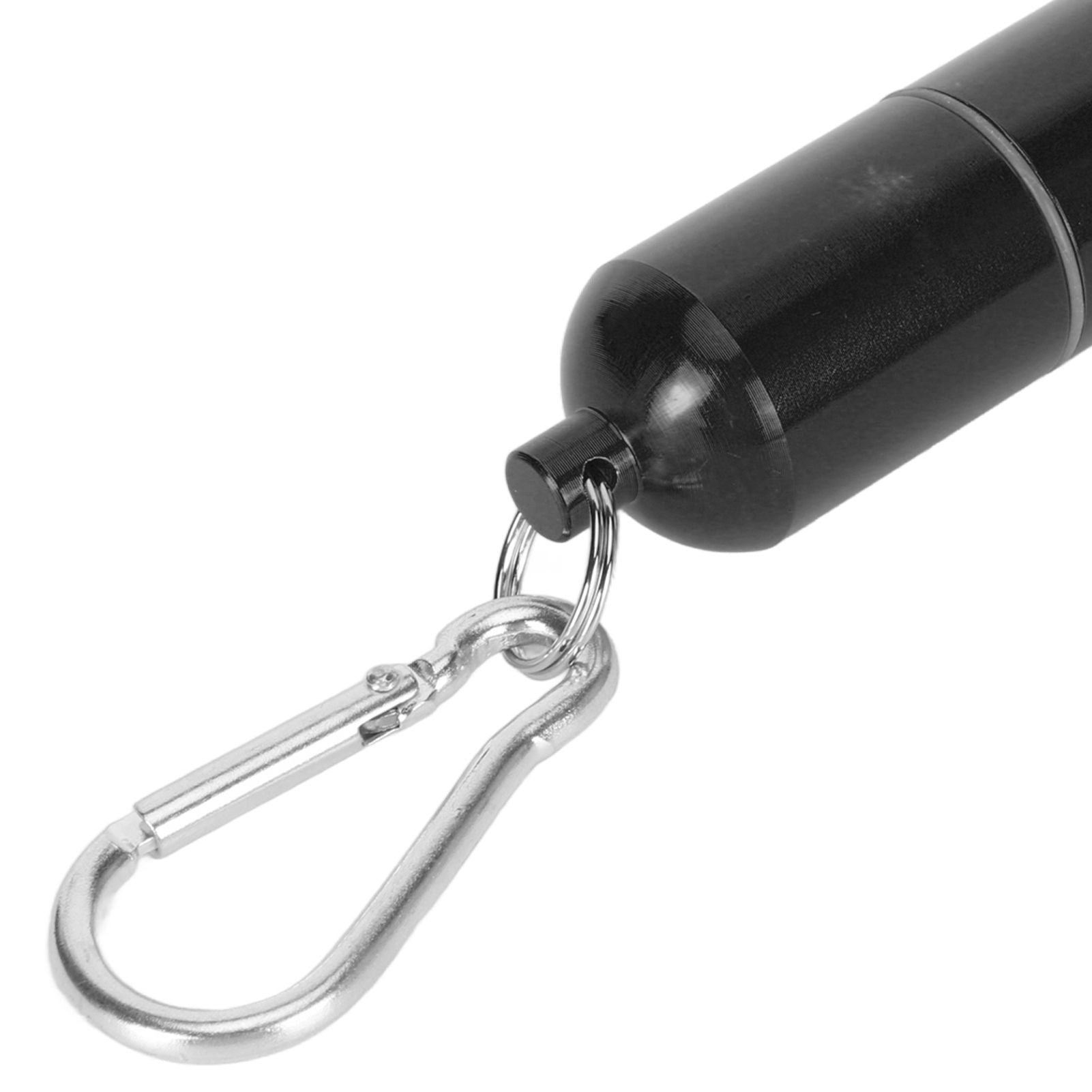 Cigarette Storage Tube Aluminum Alloy Sealed Waterproof Portable Cigarette Holder Container for Outdoor Travel Camping Hiking Black