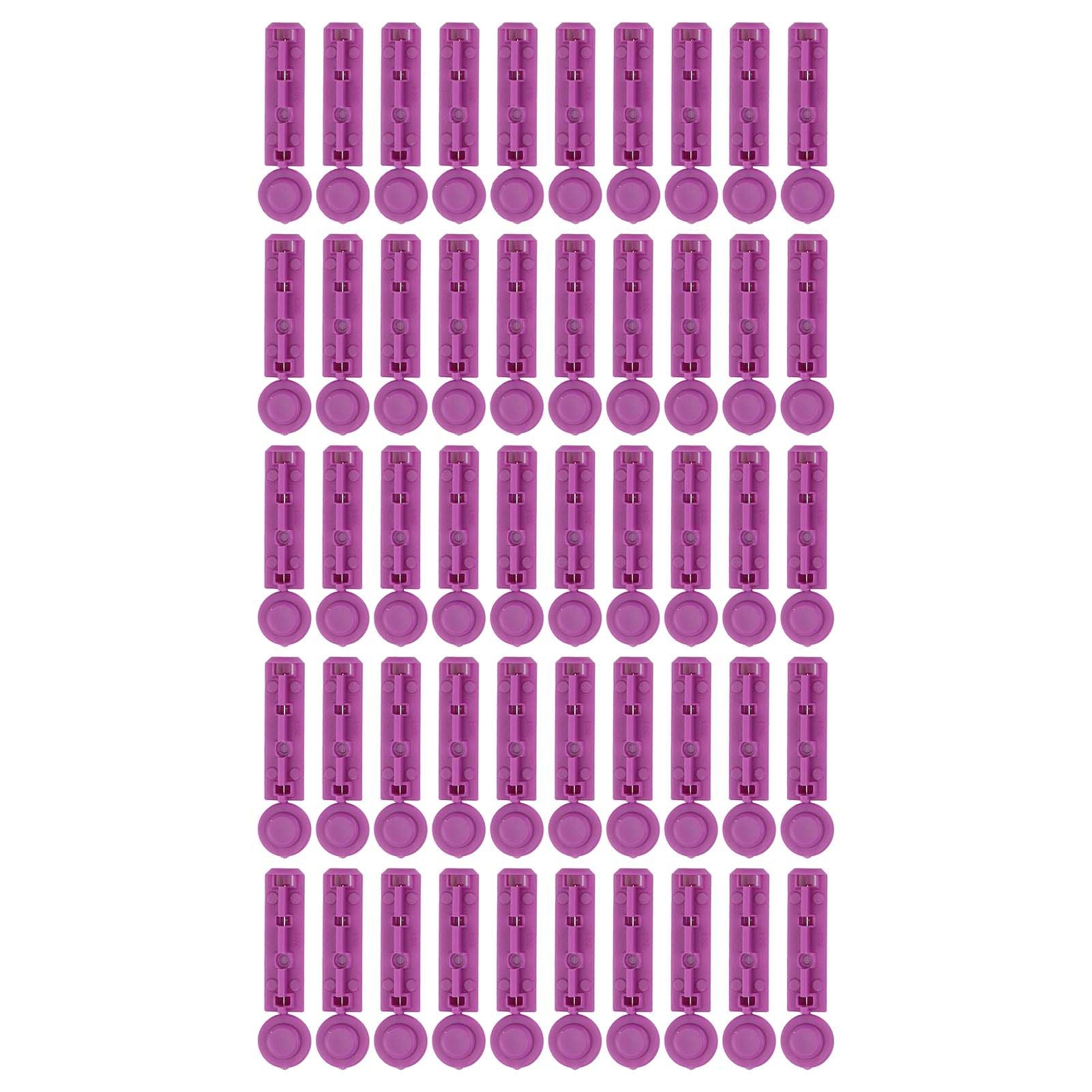 50PCS Diabetic Lancets for Blood Testing Glucose Testing Fits Most Lancing Devices Safe Single Use Blood Sugar Lancets