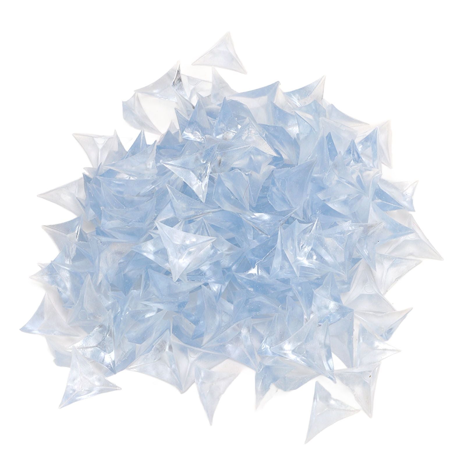 200pcs Inside Corner Dust Guards Clear Triangular Anti Collision Dust Proof Table Corner Guards for Stairs Closets Cabinets Drawers