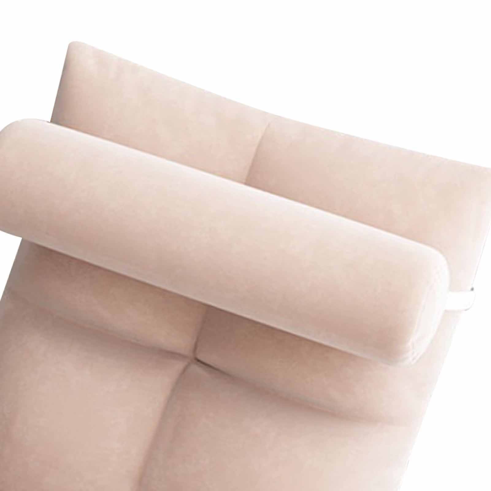 Floor Chair with Back Support Folding Sofa Chair Sleeper Bed Couch Recliner Floor Gaming Chair Meditation Chair for Adults Pink