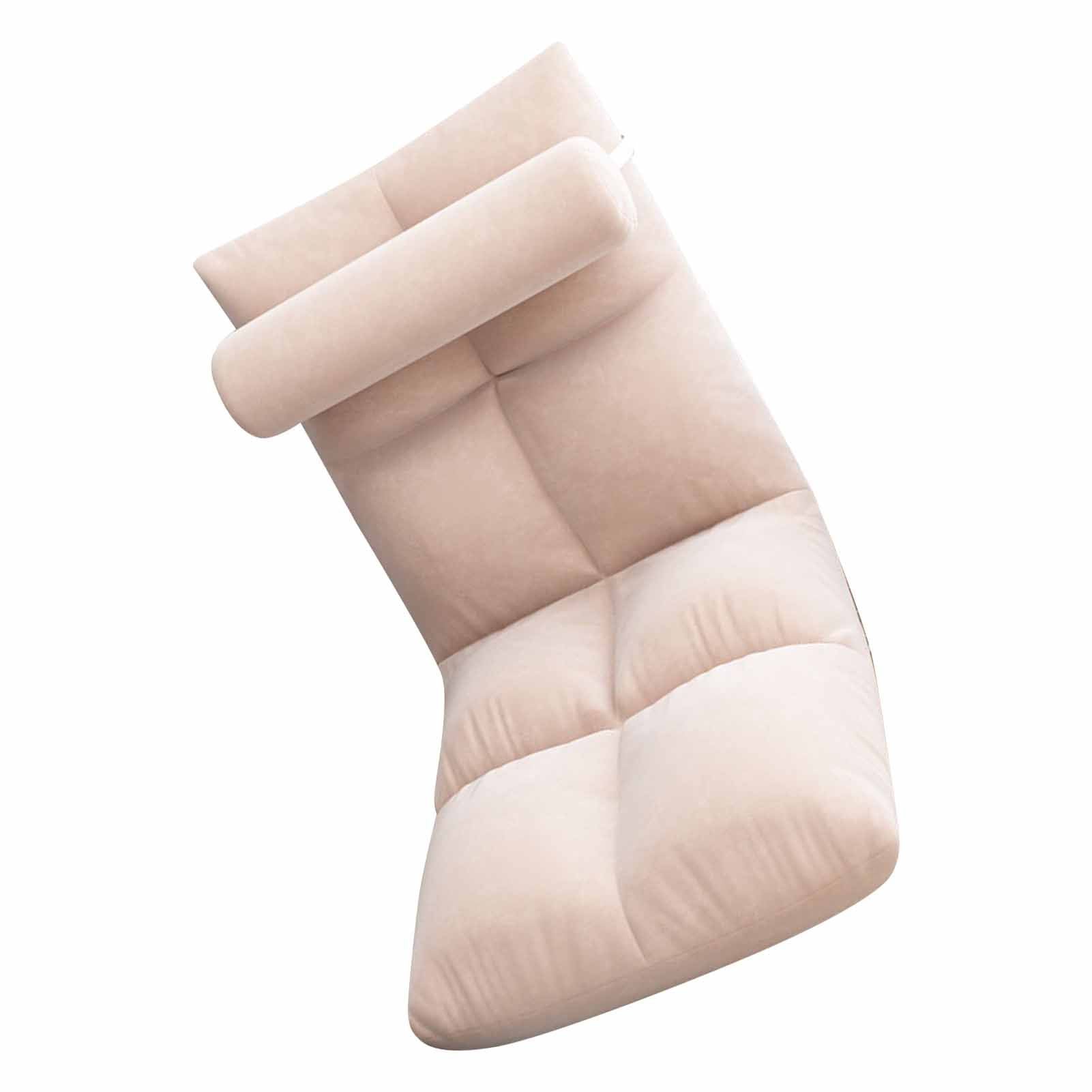Floor Chair with Back Support Folding Sofa Chair Sleeper Bed Couch Recliner Floor Gaming Chair Meditation Chair for Adults Pink