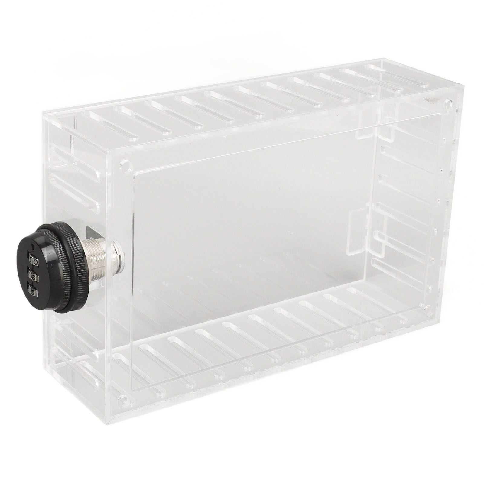 Thermostat Lock Box Universal Large Transparent Thermostat Protective Guard for Thermostat On Wall Coded Lock