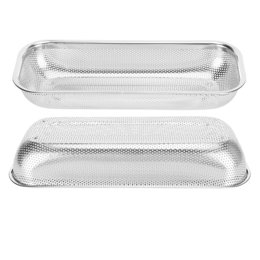Stainless Steel Utensil Drying Rack Multifunctional Cutlery Drain Basket for Chopsticks Knives Spoons Hole Type