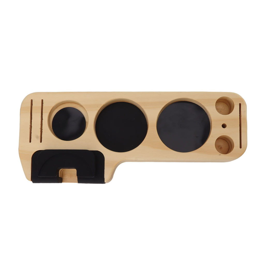 Wooden Coffee Tamper Holder Prevent Slip Stable Multifunctional for Home Cafe Restaurant Hotel Office 51