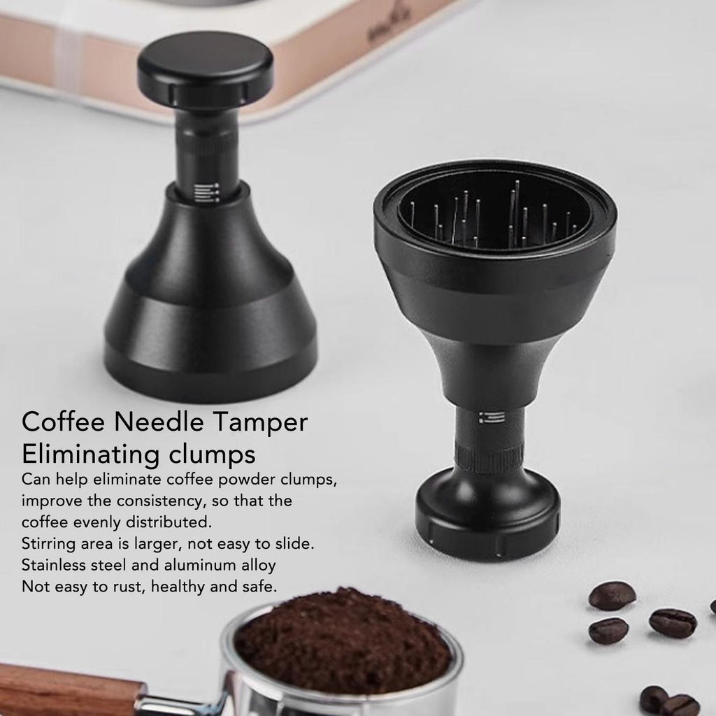 Coffee Needle Tamper Coffee Powder Stirring Distributor Tool for Home Coffee Shop 51MM Needle