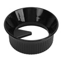 Moka Coffee Distributor Splash Proof Dosing Funnel Coffee Dosing Ring for Single And Dual Valve Moka Pot Black For Three 150ml
