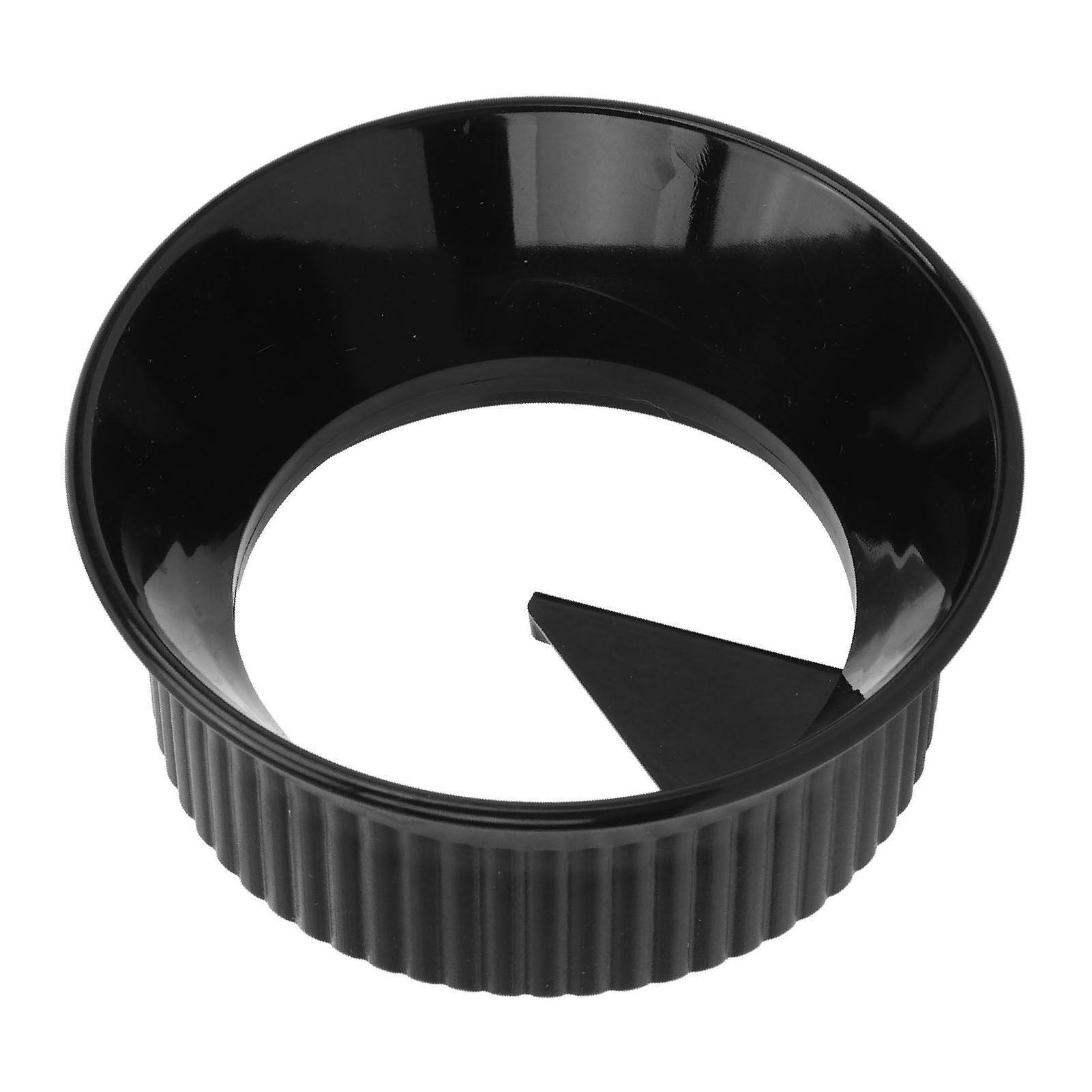 Moka Coffee Distributor Splash Proof Dosing Funnel Coffee Dosing Ring for Single And Dual Valve Moka Pot Black For Six 300ml