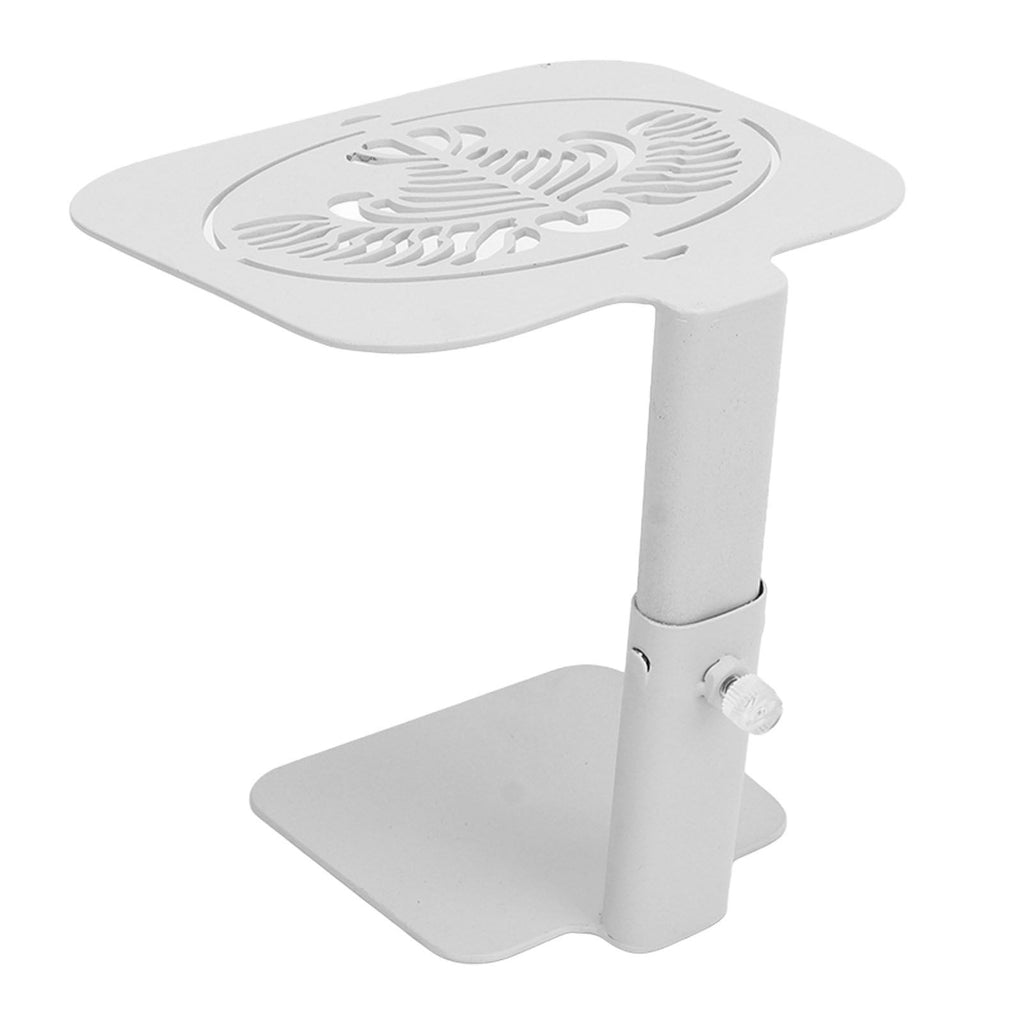 Coffee Weighing Rack Carbon Steel Adjustable Height Waterproof Scale Rod Protection Stand for Coffee Machine White Latte Pattern