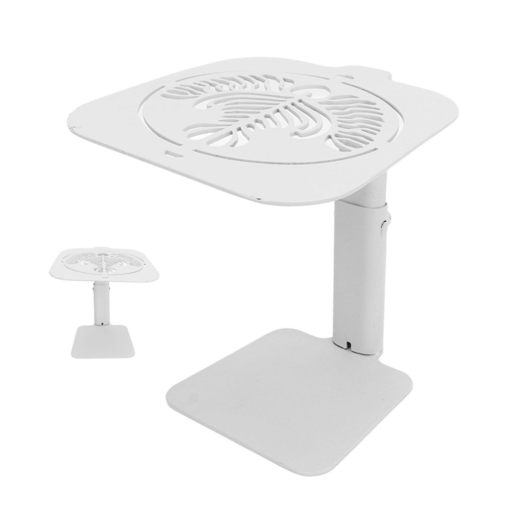 Coffee Weighing Rack Carbon Steel Adjustable Height Waterproof Scale Rod Protection Stand for Coffee Machine White Latte Pattern