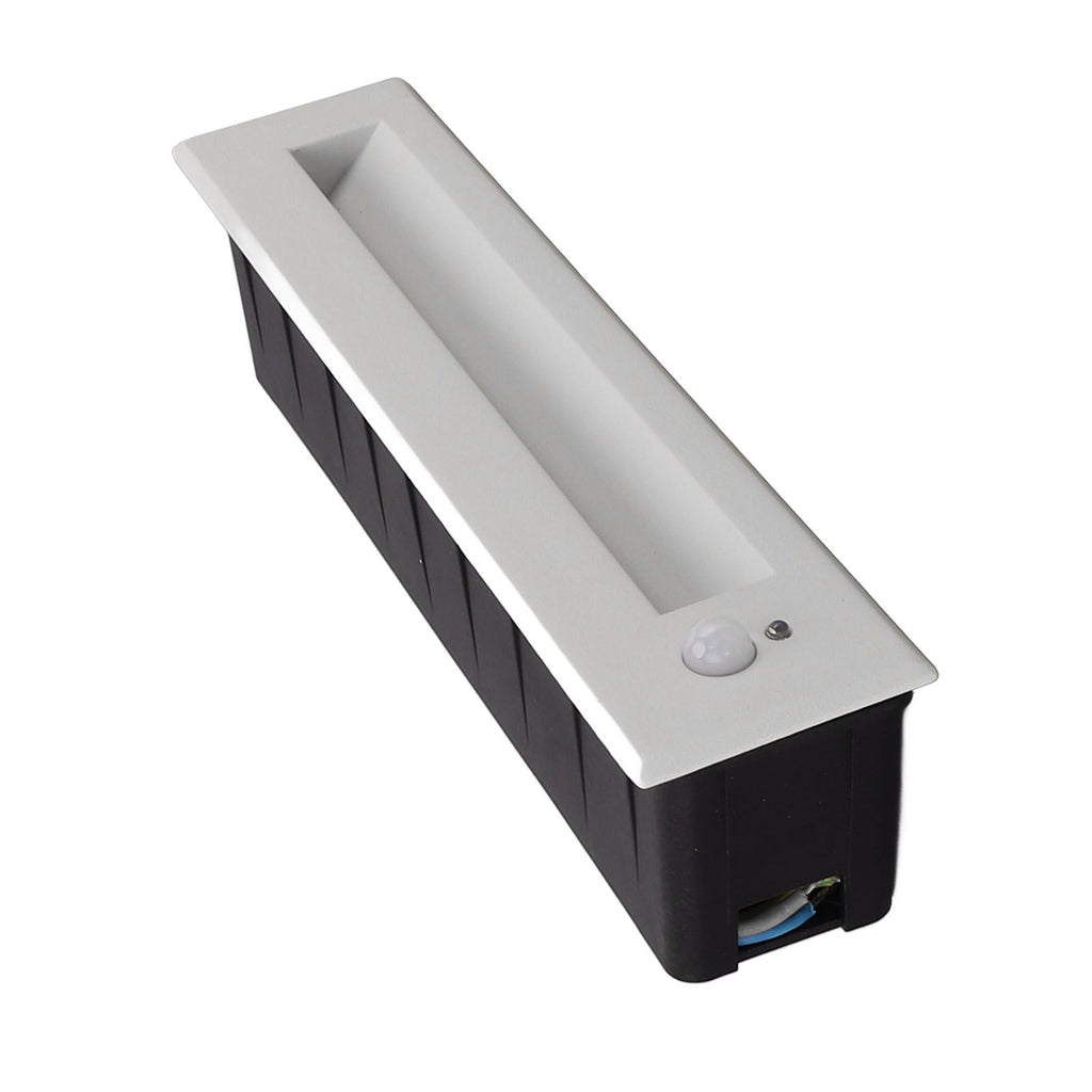 Recessed Sensing Step Light Frosted White LED Stair Light for Hallway Closet Bedroom 110‑240V