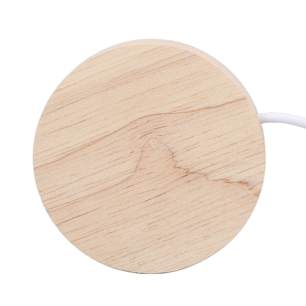 LED Night Lamp Warm White USB Plug In Natural Shell Body Cute Mushroom Decor Bedside Night Light
