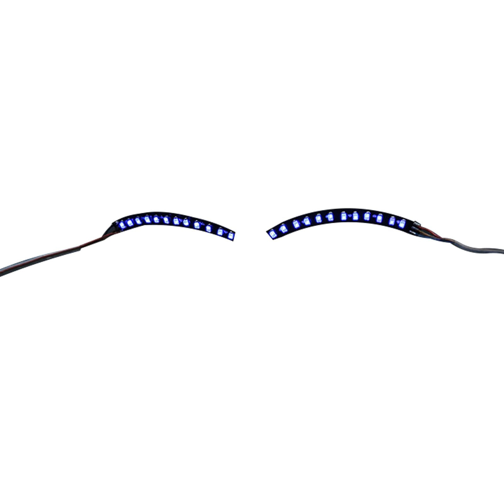 LED False Eyelashes Light Lightweight Stylish Reliable Luminous False Eyelashes Light for Party Bars Nightclubs Halloween Blue