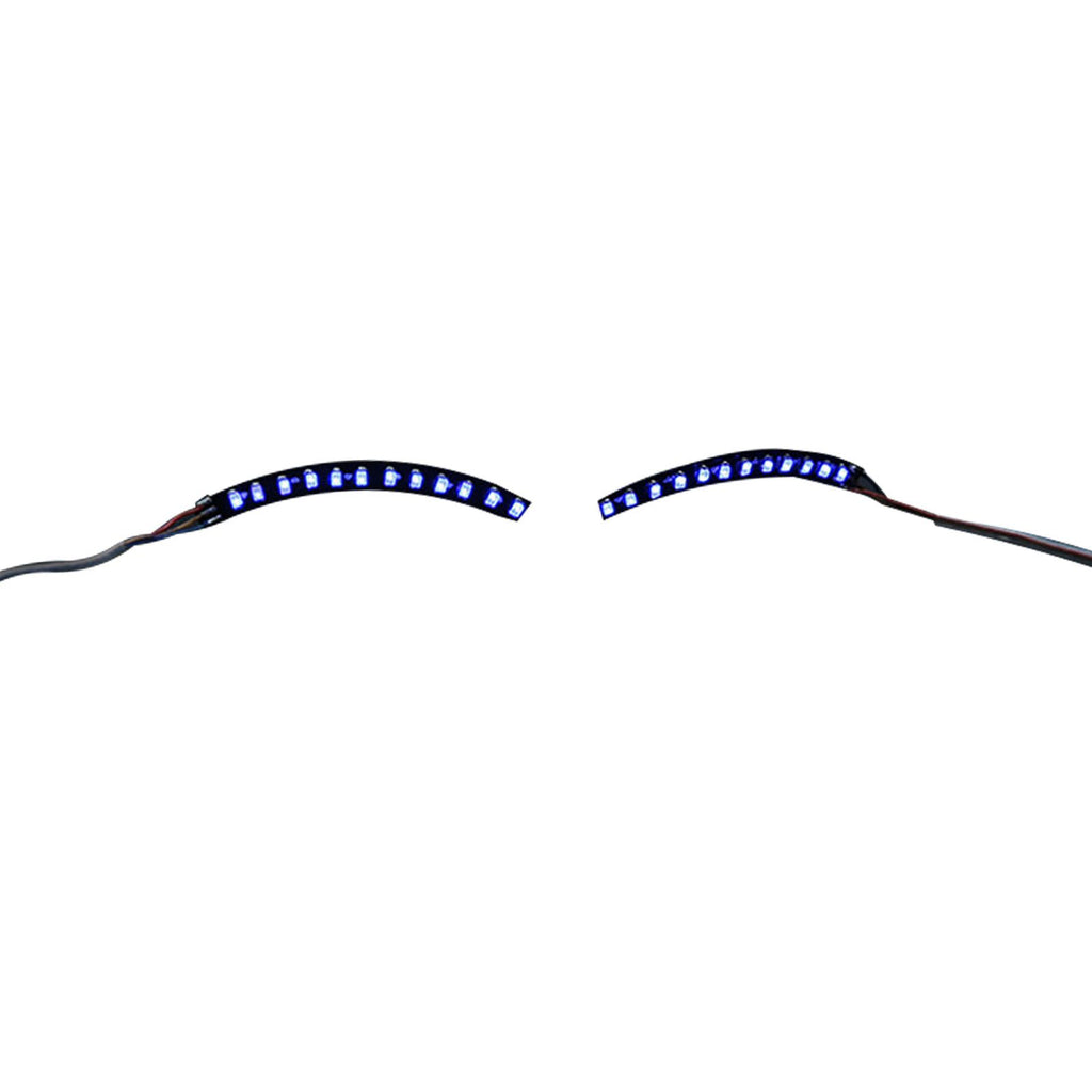 LED False Eyelashes Light Lightweight Stylish Reliable Luminous False Eyelashes Light for Party Bars Nightclubs Halloween Blue