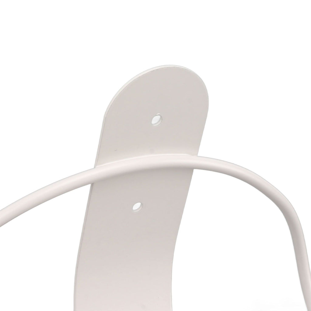 Stainless Steel Garden Hose Bracket Wall Mount Strong Load Bearing Garden Hose Storage Holder Easy To Install Hose Hanger White