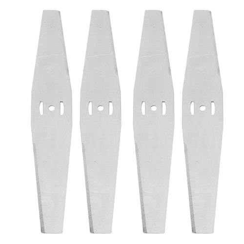 4PCS Lawn Mower Blades Stainless Steel Electric Grass Trimmer Cutter Blade Replacement Set for Yard and Garden Weeder Tool