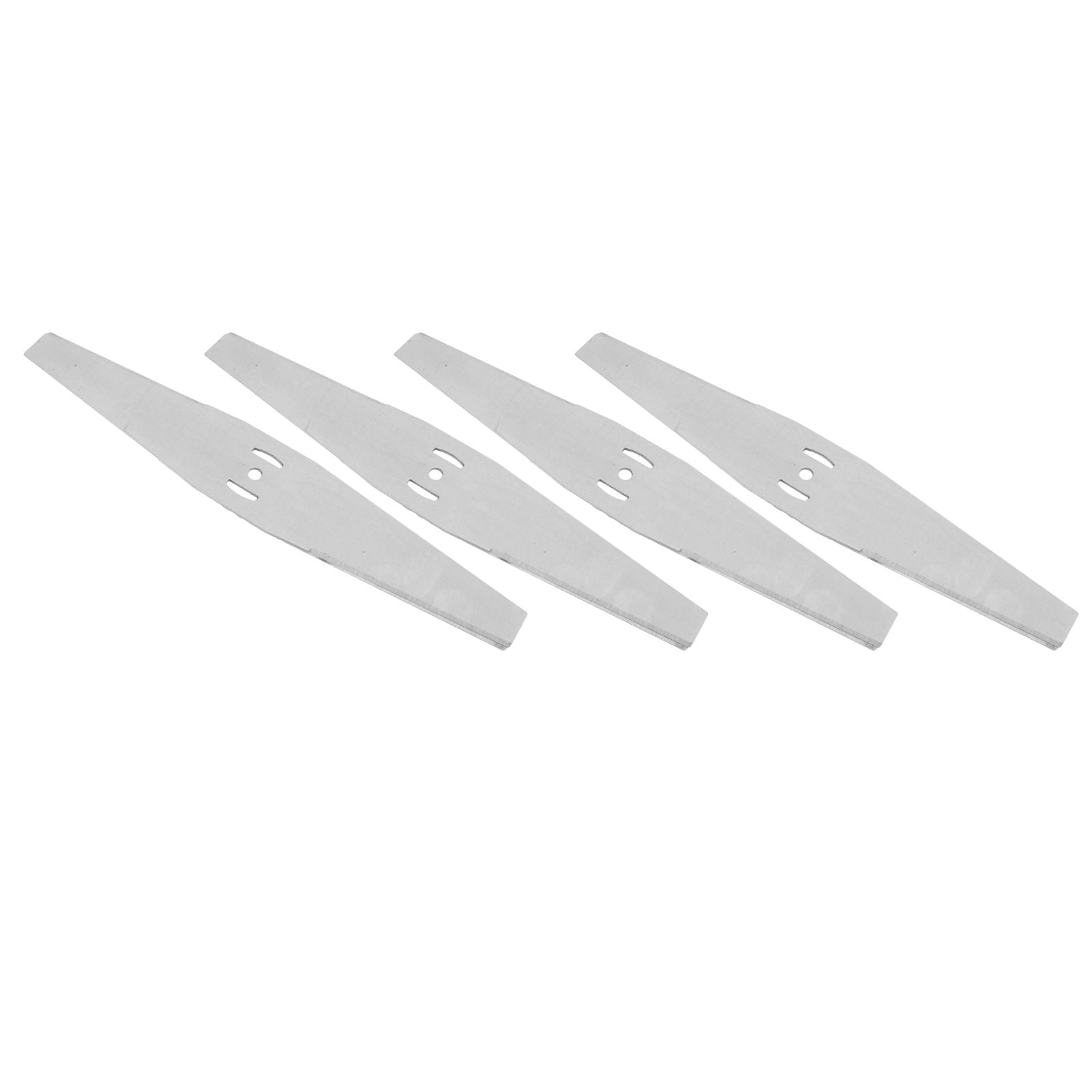 4PCS Lawn Mower Blades Stainless Steel Electric Grass Trimmer Cutter Blade Replacement Set for Yard and Garden Weeder Tool