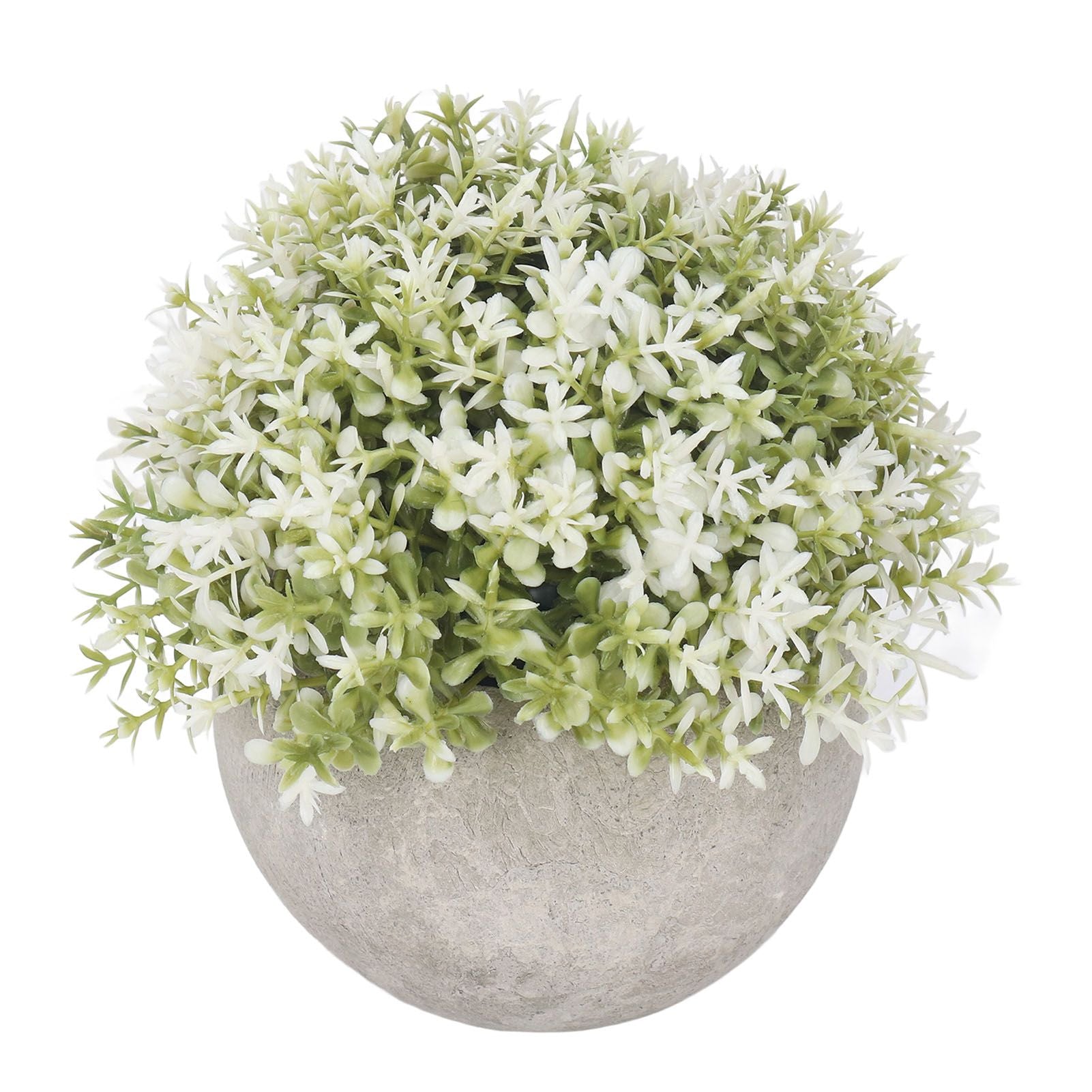3PCS Artificial Potted Plant Fake Plants Realistic Round Base Long Lasting Easy Maintenance Simulated Decor for Home