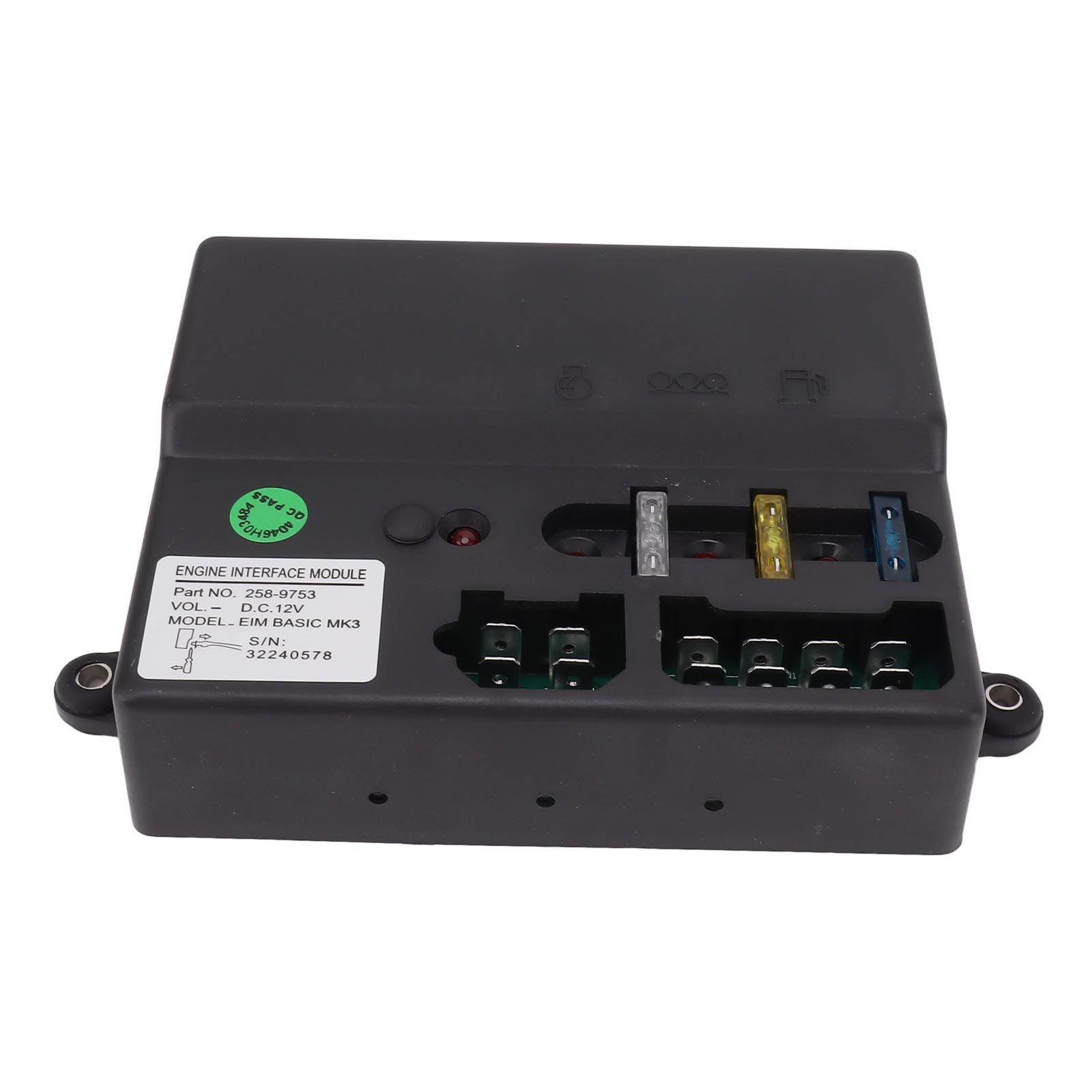 Generator Controller Multifunctional 147mm Mounting Hole Distance Engine Interface Module 258 9754 258 9753 MK3 12V