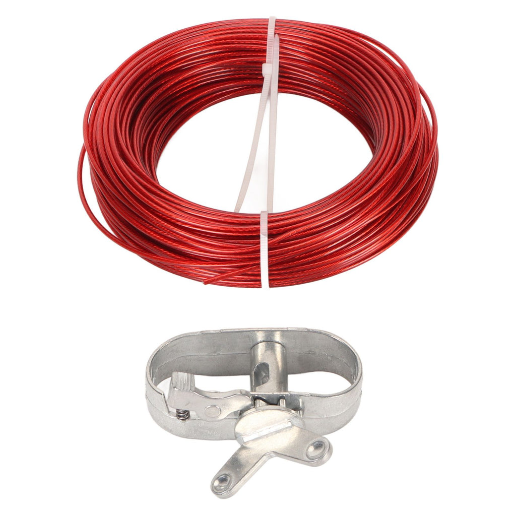 150ft Pool Cover Cable with Rustproof Aluminum Winch for Above Ground Swimming Pool