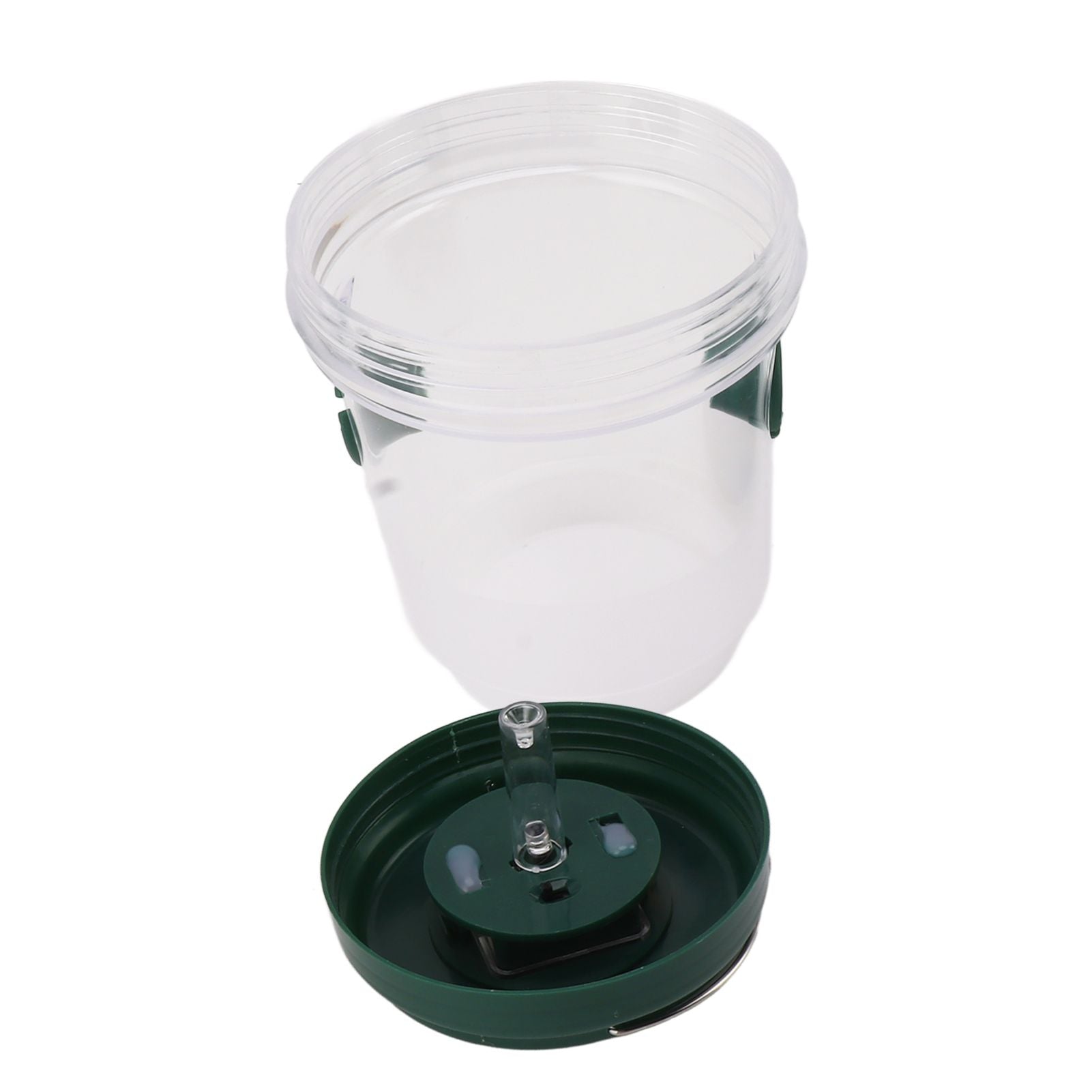 Wasp Catcher LED Solar Powered Waterproof Hornet Traps for Wasp Fruit Fly Garden Terrace Farmland Green