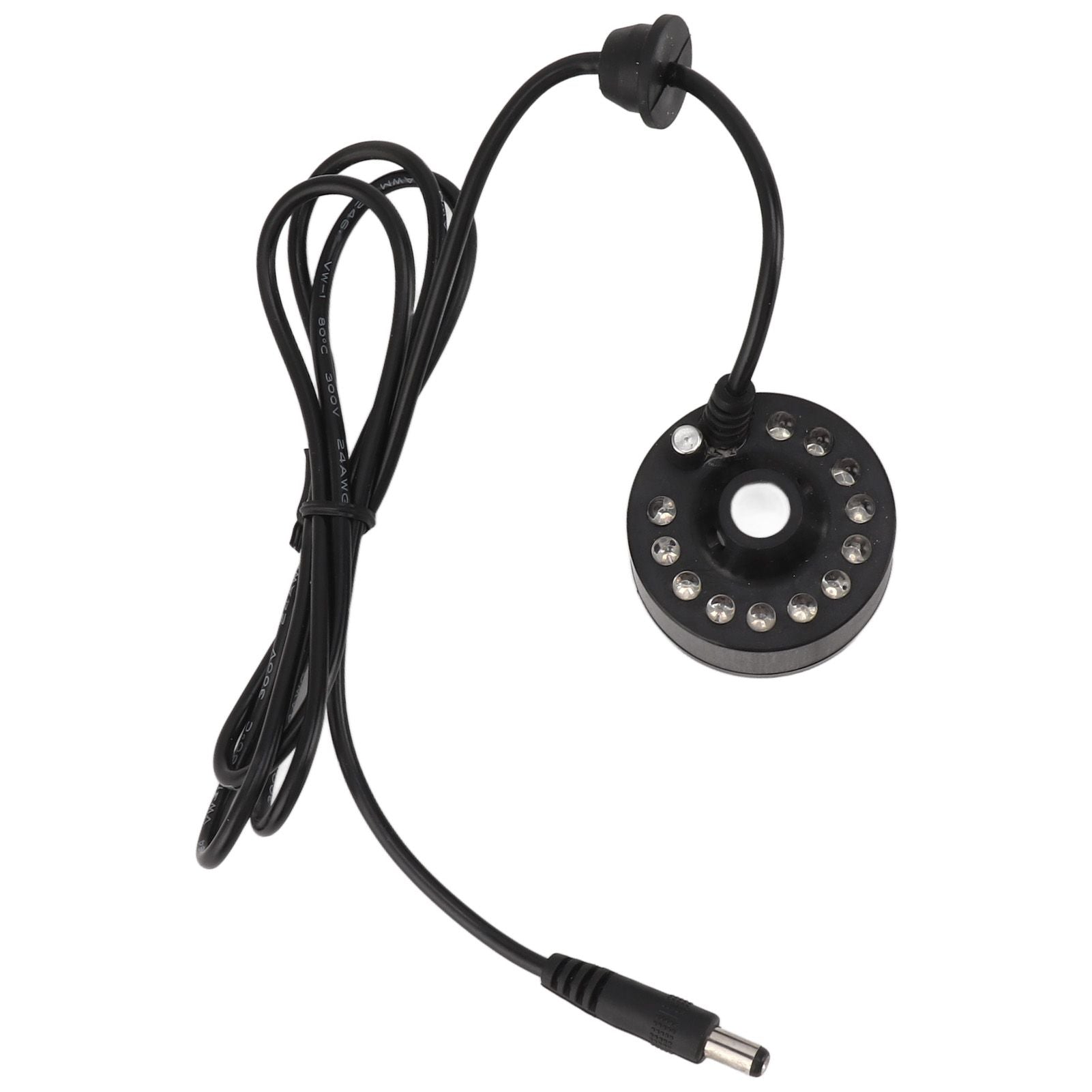 Mist Maker 12LED Beads Colorful DC 5V Interface Waterproof Ultrasound Water Fountain Fogger for Pond Halloween Party