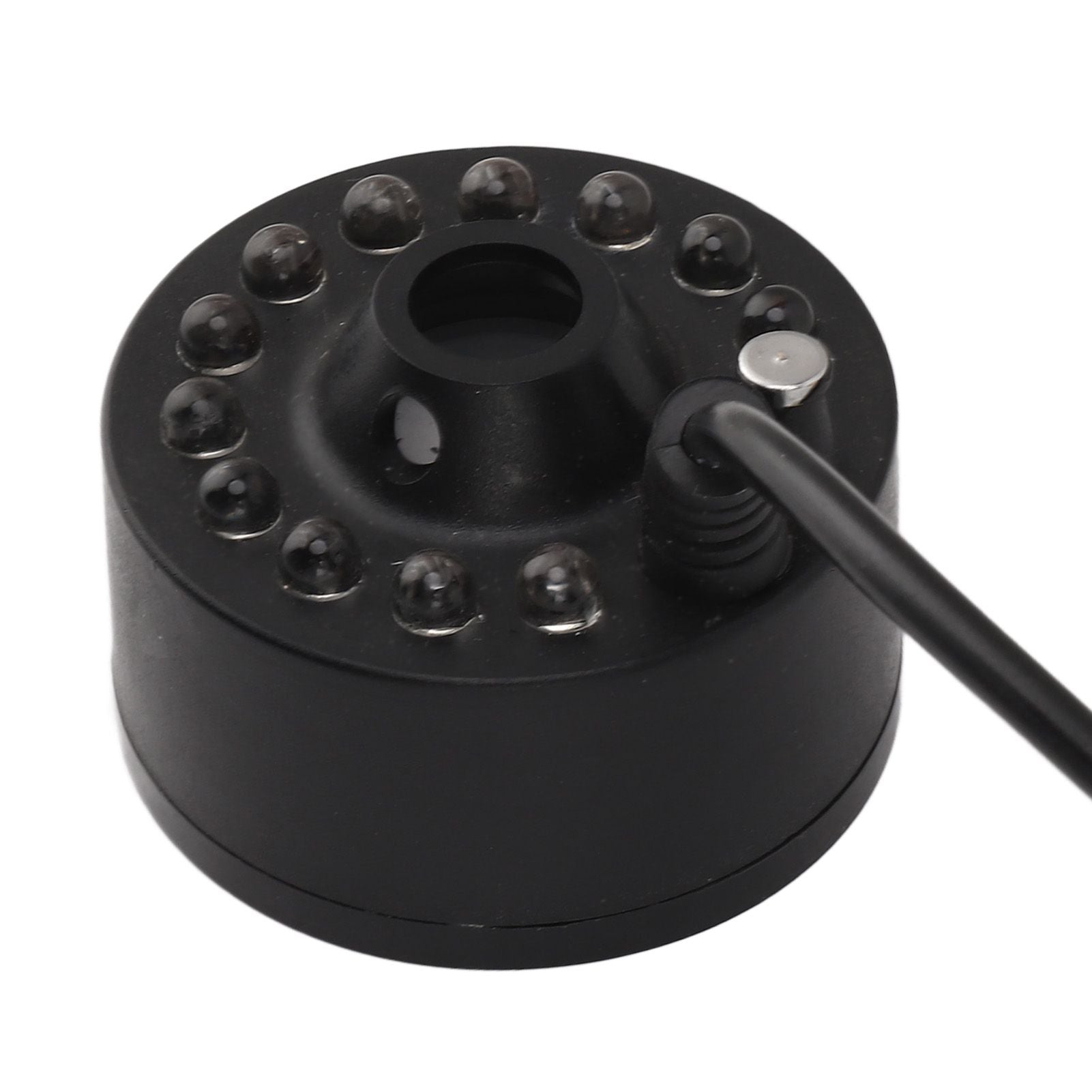 Mist Maker 12LED Beads Colorful DC 5V Interface Waterproof Ultrasound Water Fountain Fogger for Pond Halloween Party