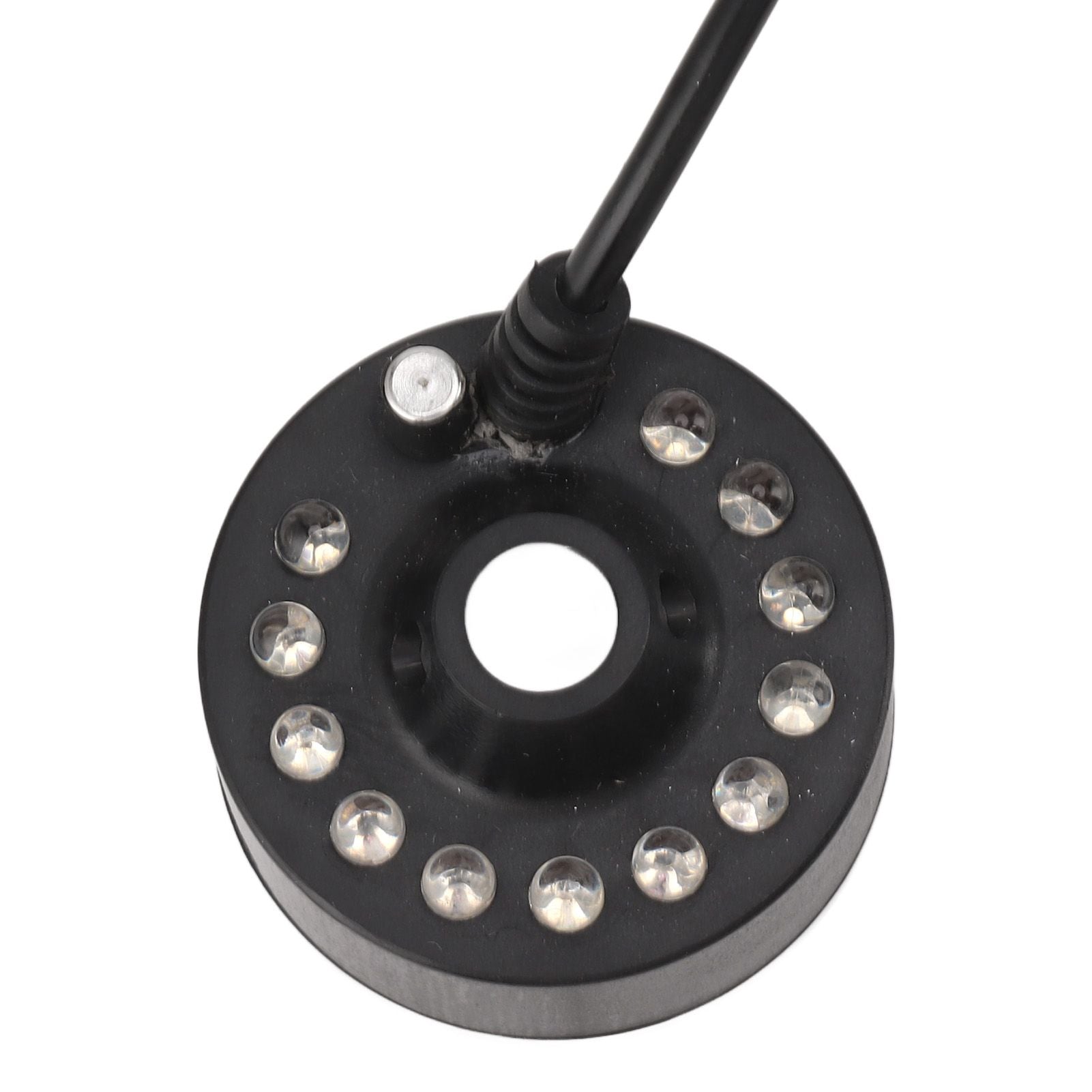 Mist Maker 12LED Beads Colorful DC 5V Interface Waterproof Ultrasound Water Fountain Fogger for Pond Halloween Party