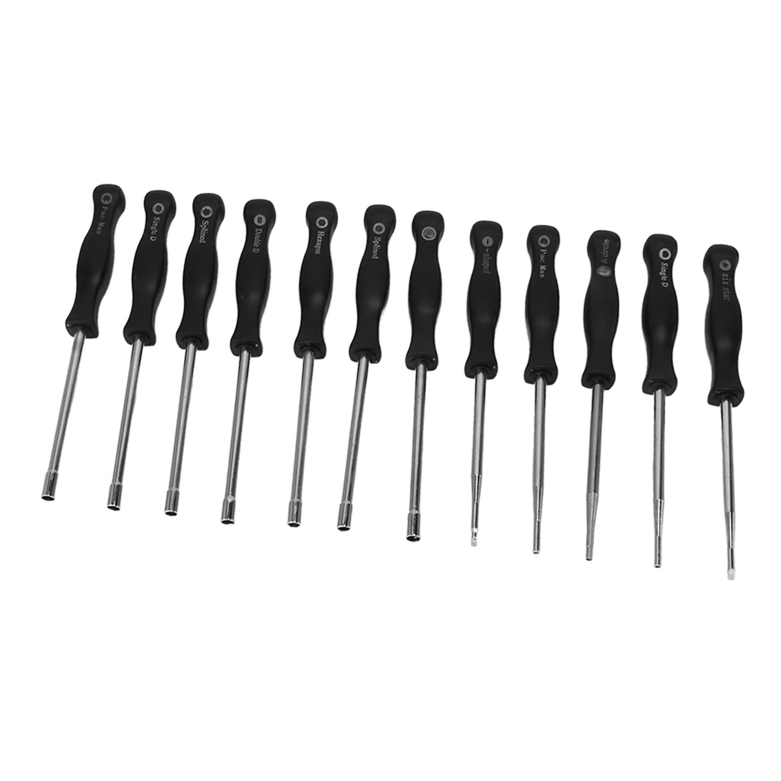 Carburator Adjusting Kit with 12 Screwdrivers 1 String Steel Brush Comfort Grip Carburetor Repair Tools for 2 Cycle Carburetor Engines Trimmer
